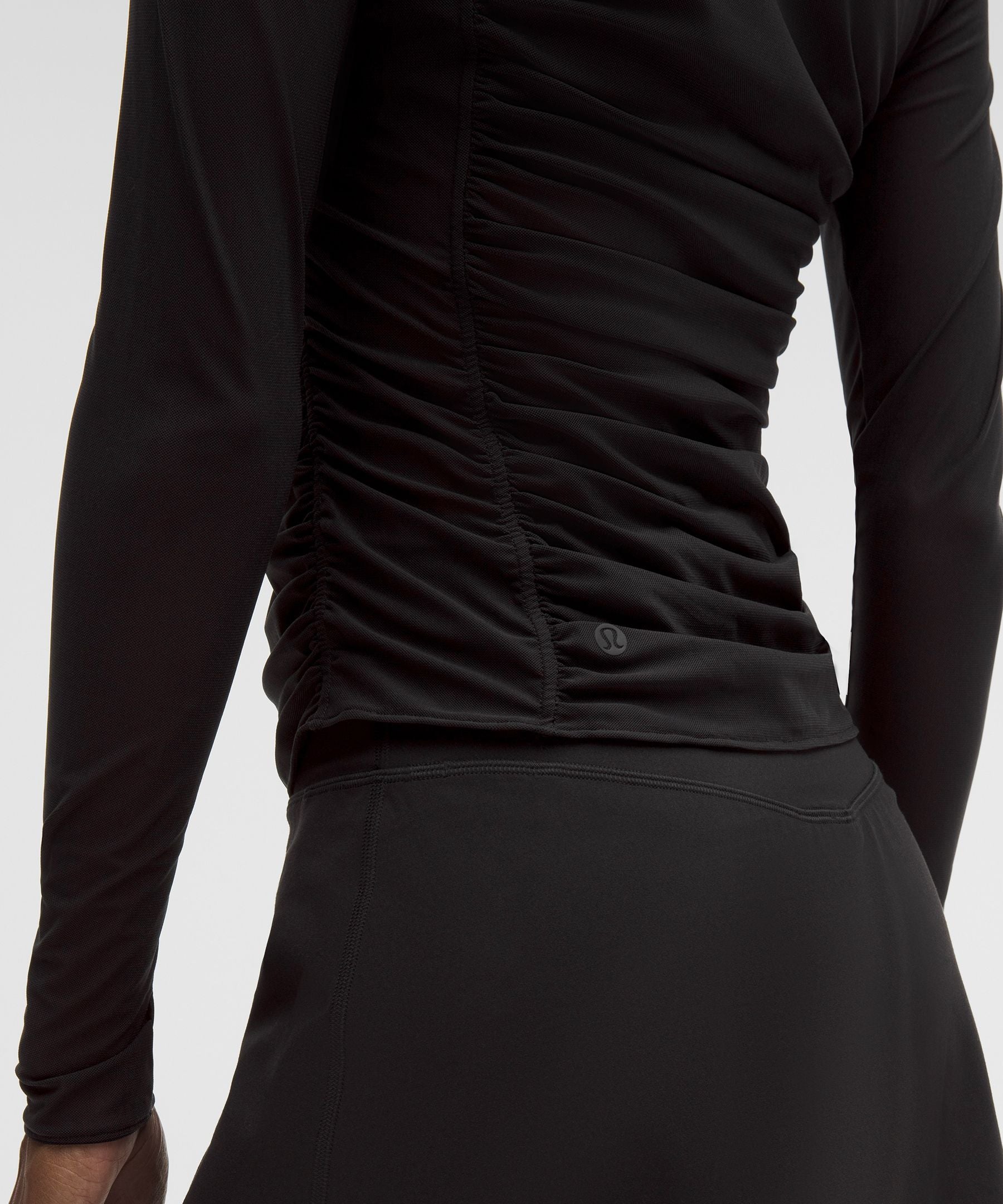 Lululemon Women's Mesh Ruched Long-Sleeve Shirt