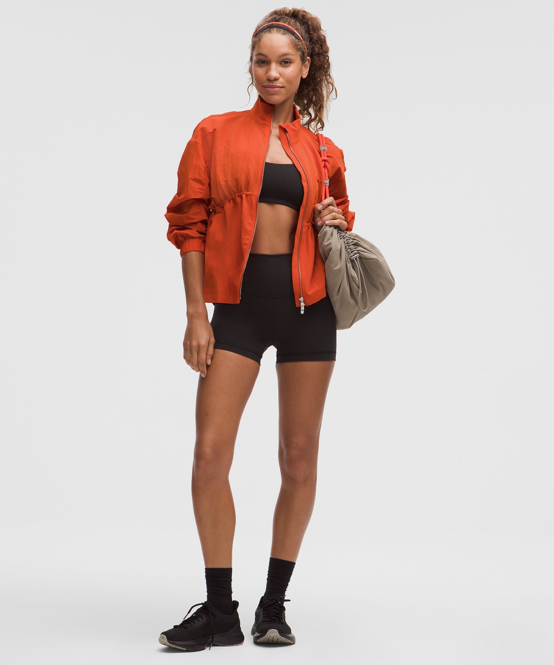 Lululemon Crinkle Nylon Cinchable Jacket