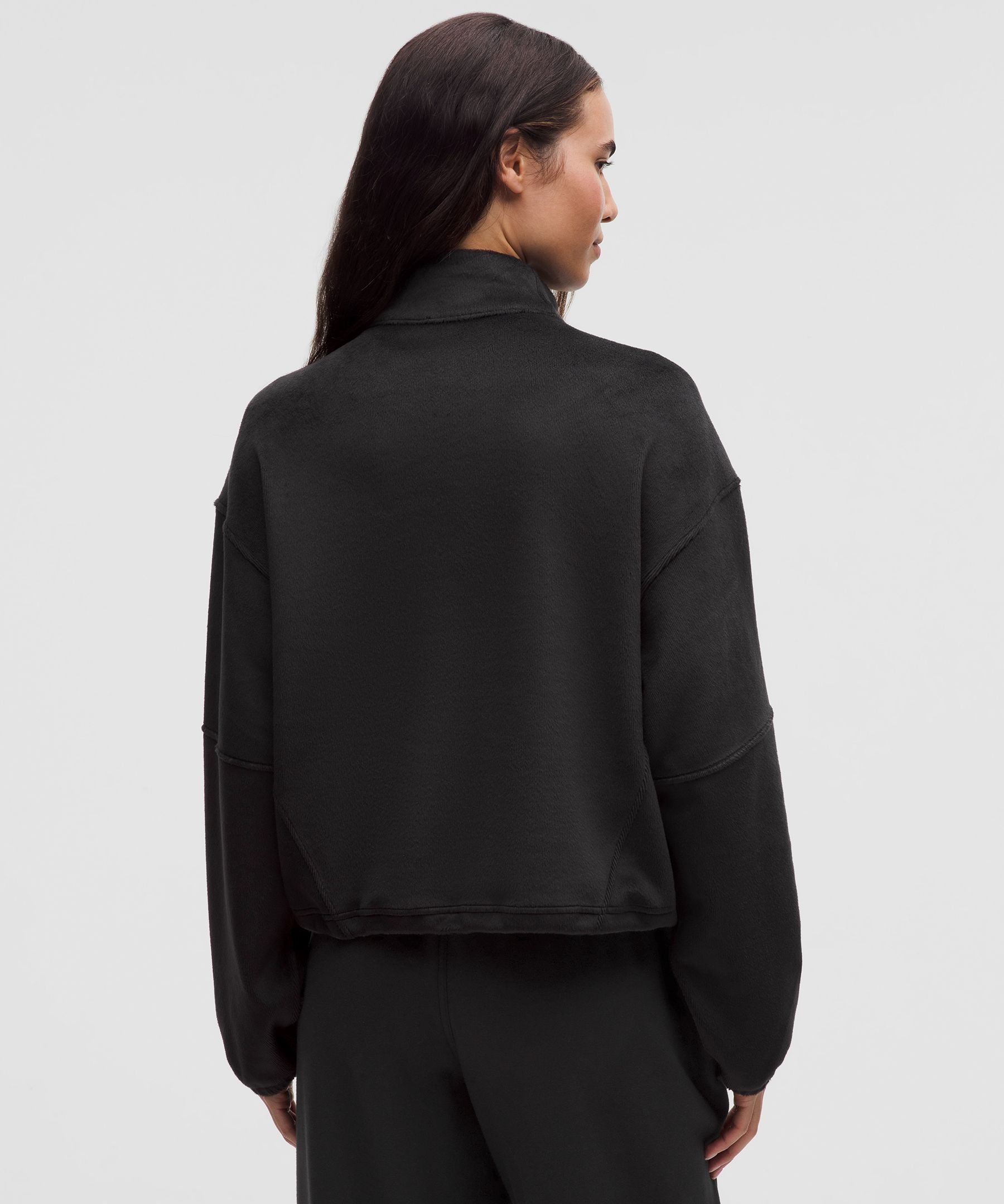 Lululemon Women's Plush Velour Oversized Half Zip