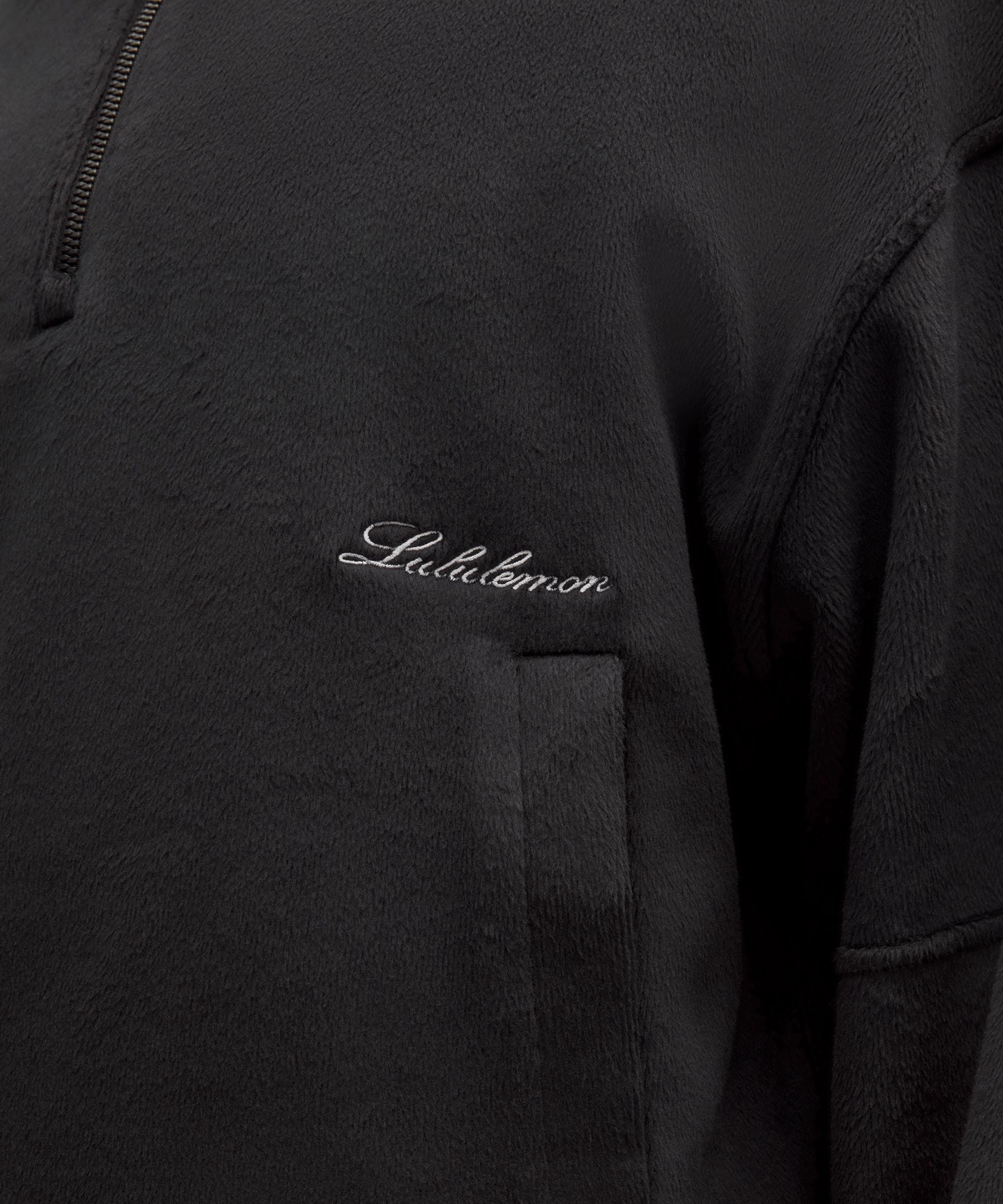 Lululemon Women's Plush Velour Oversized Half Zip