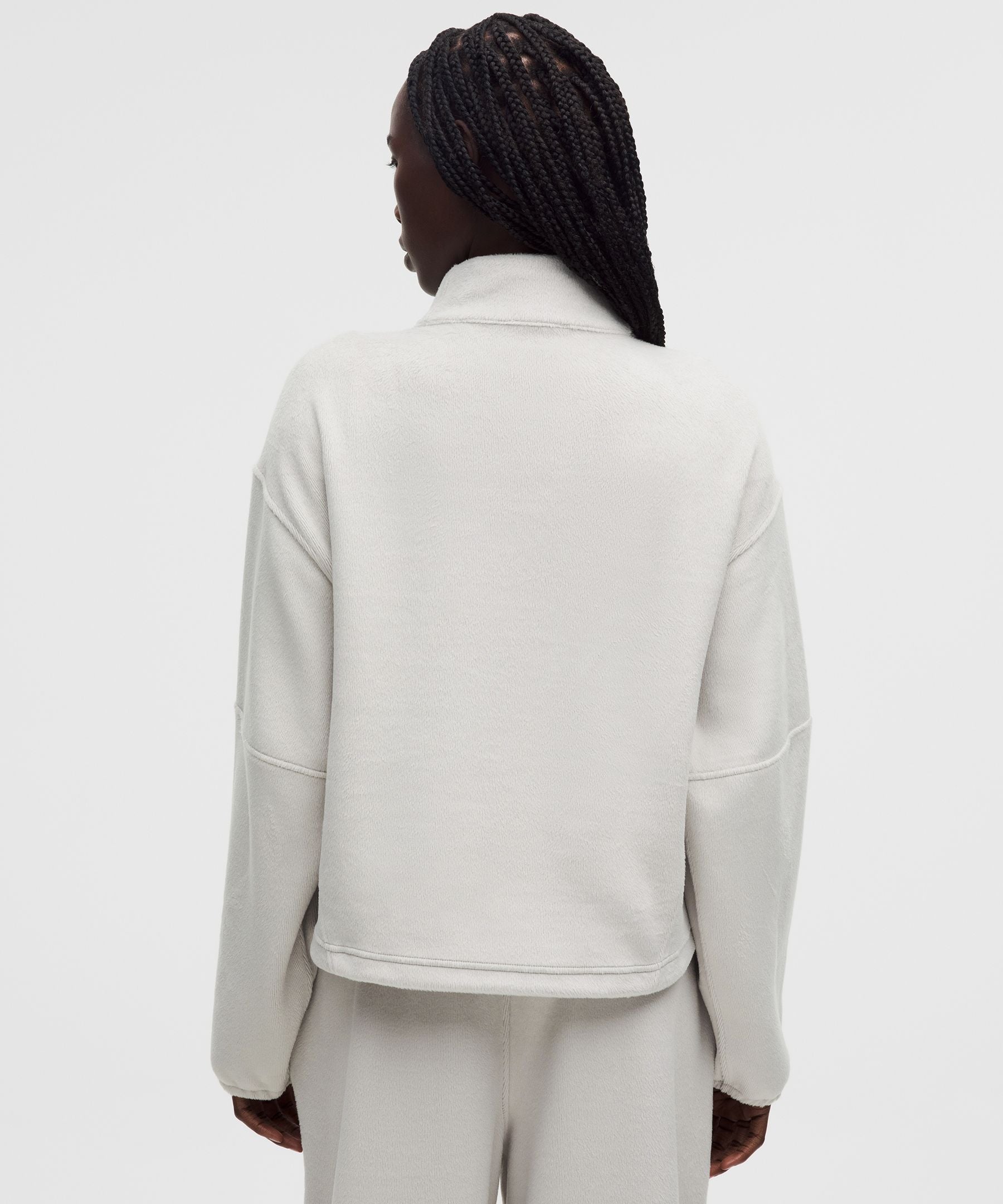 Lululemon Women's Plush Velour Oversized Half Zip