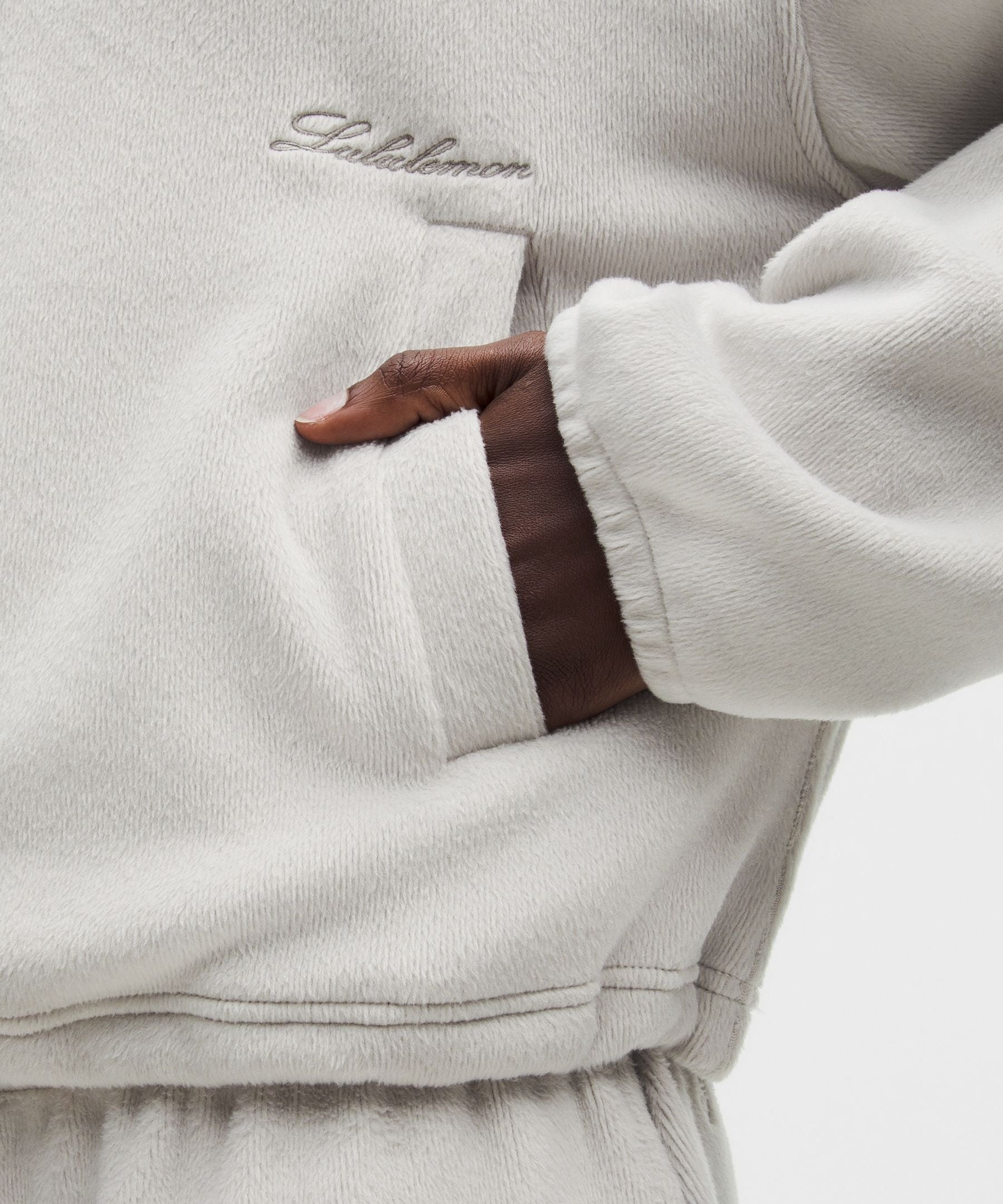 Lululemon Women's Plush Velour Oversized Half Zip