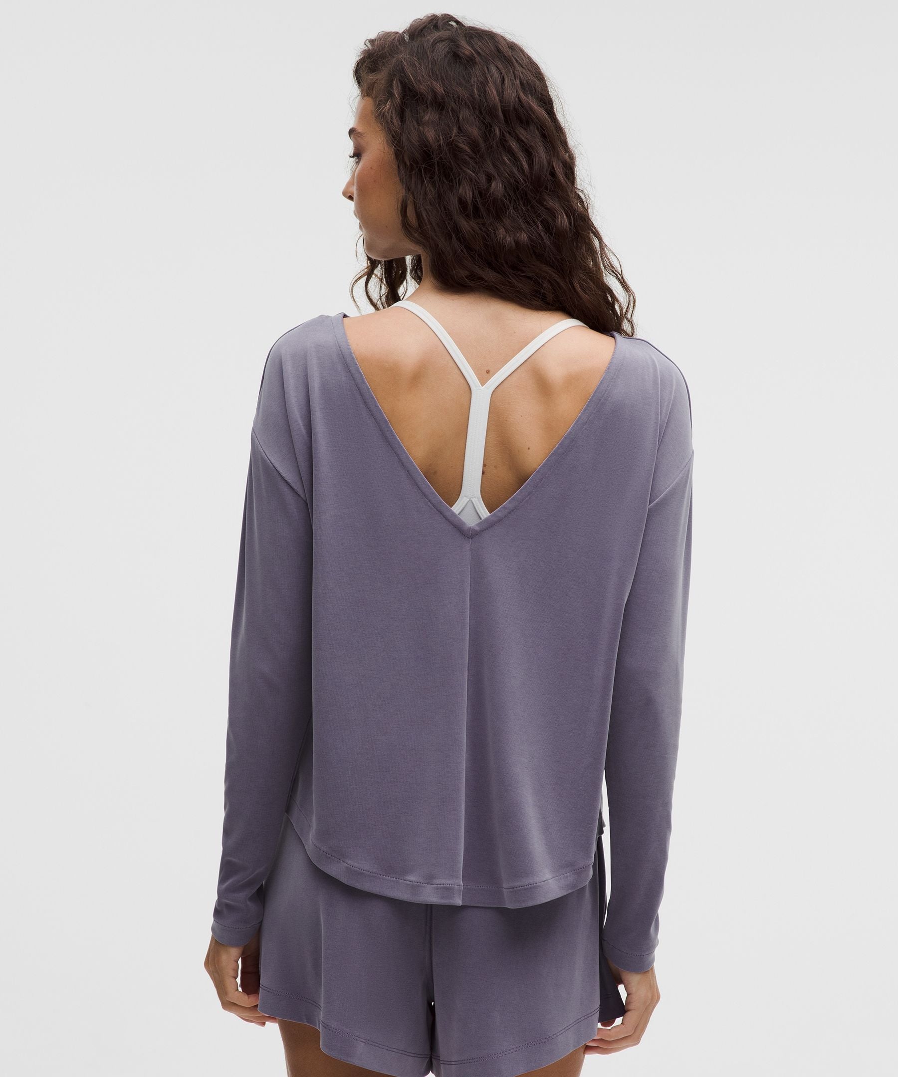 Lululemon Women's Drapey Softstreme Boatneck Long-Sleeve Shirt
