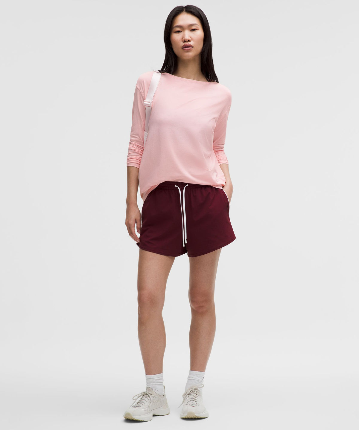 Lululemon Women's Back In Action Organic Cotton Long-Sleeve Shirt