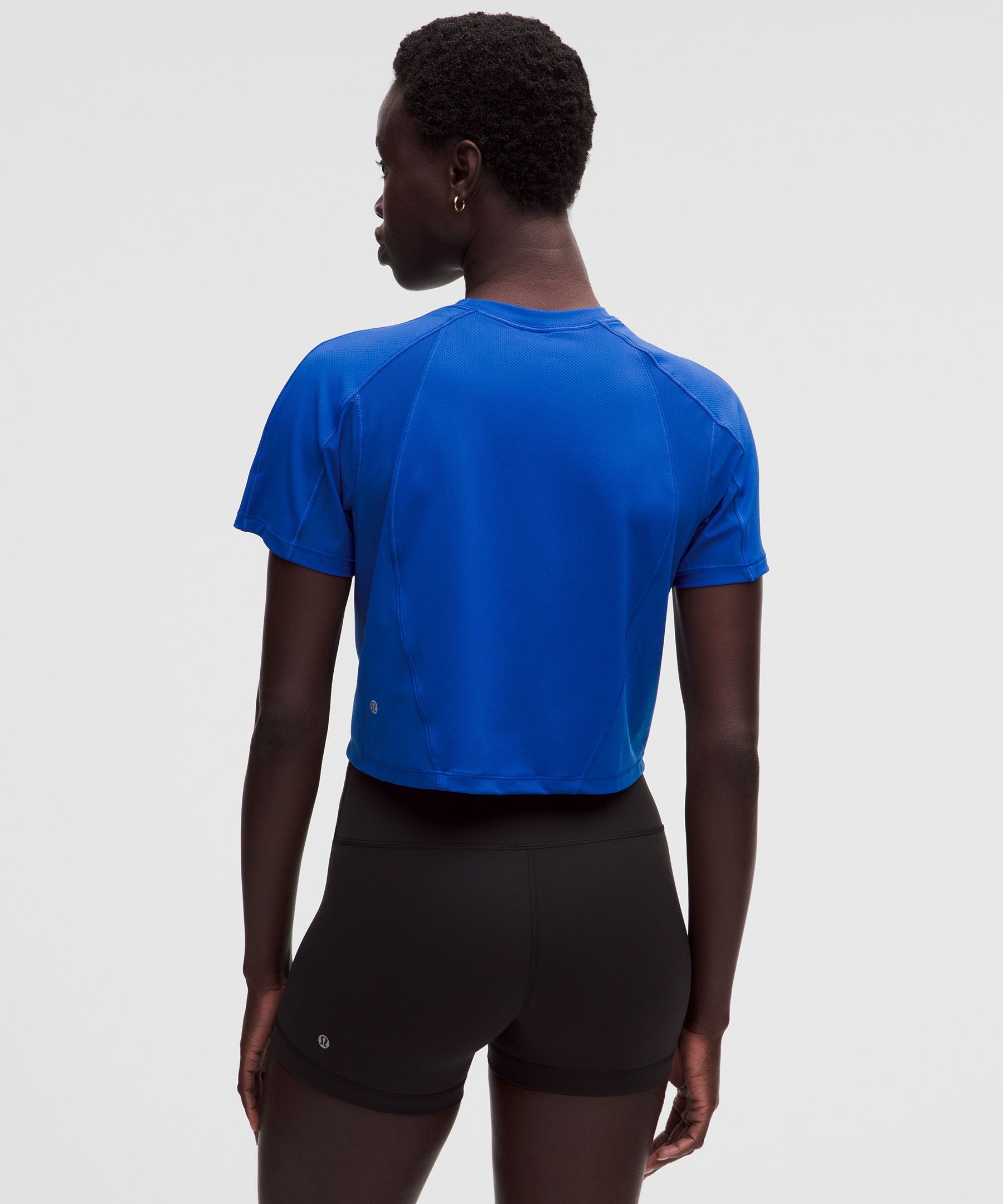 Lululemon Women's Mesh Panel Training Short-Sleeve Shirt