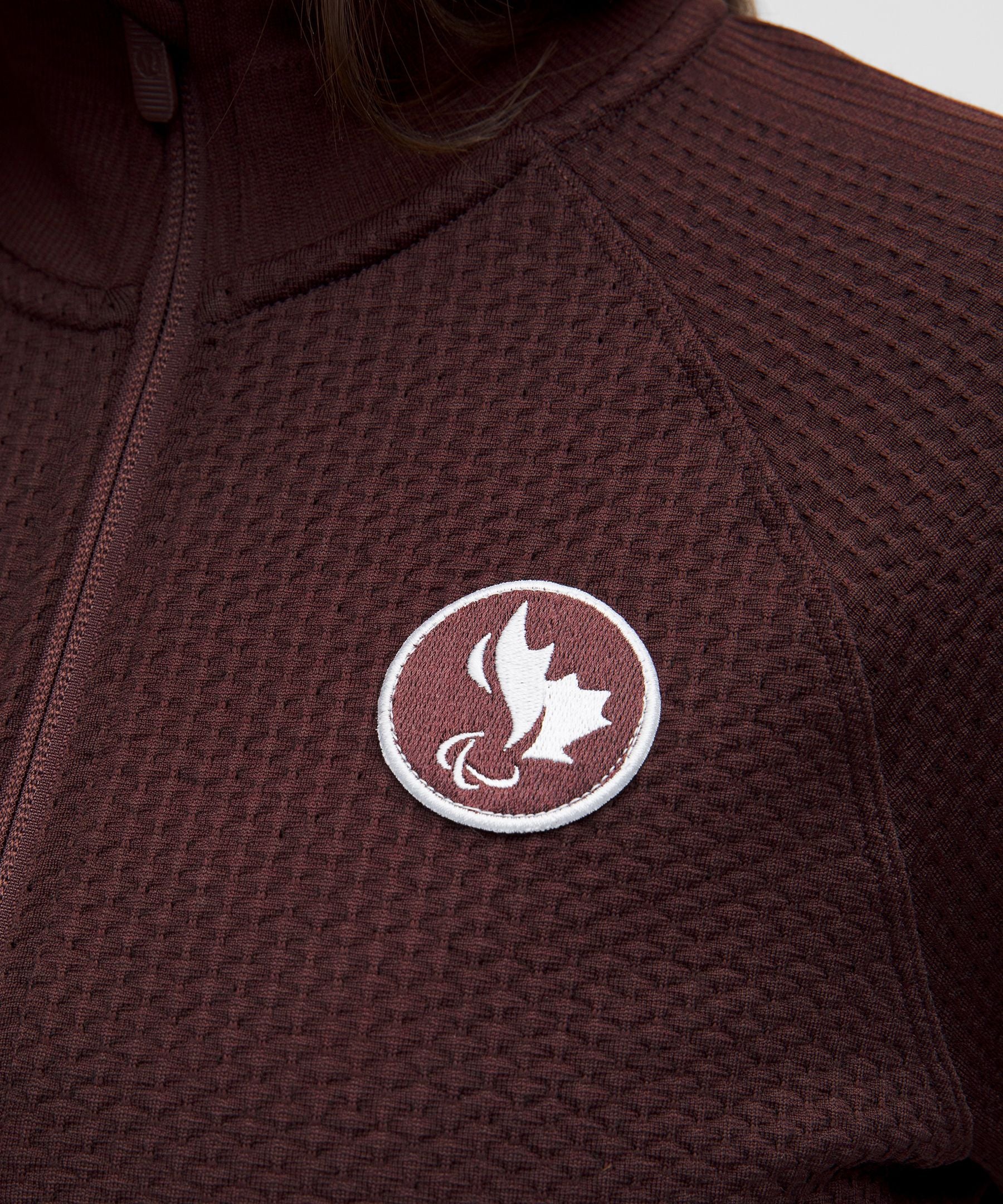 Lululemon Team Canada Women's Engineered Warmth Half Zip *CPC Logo