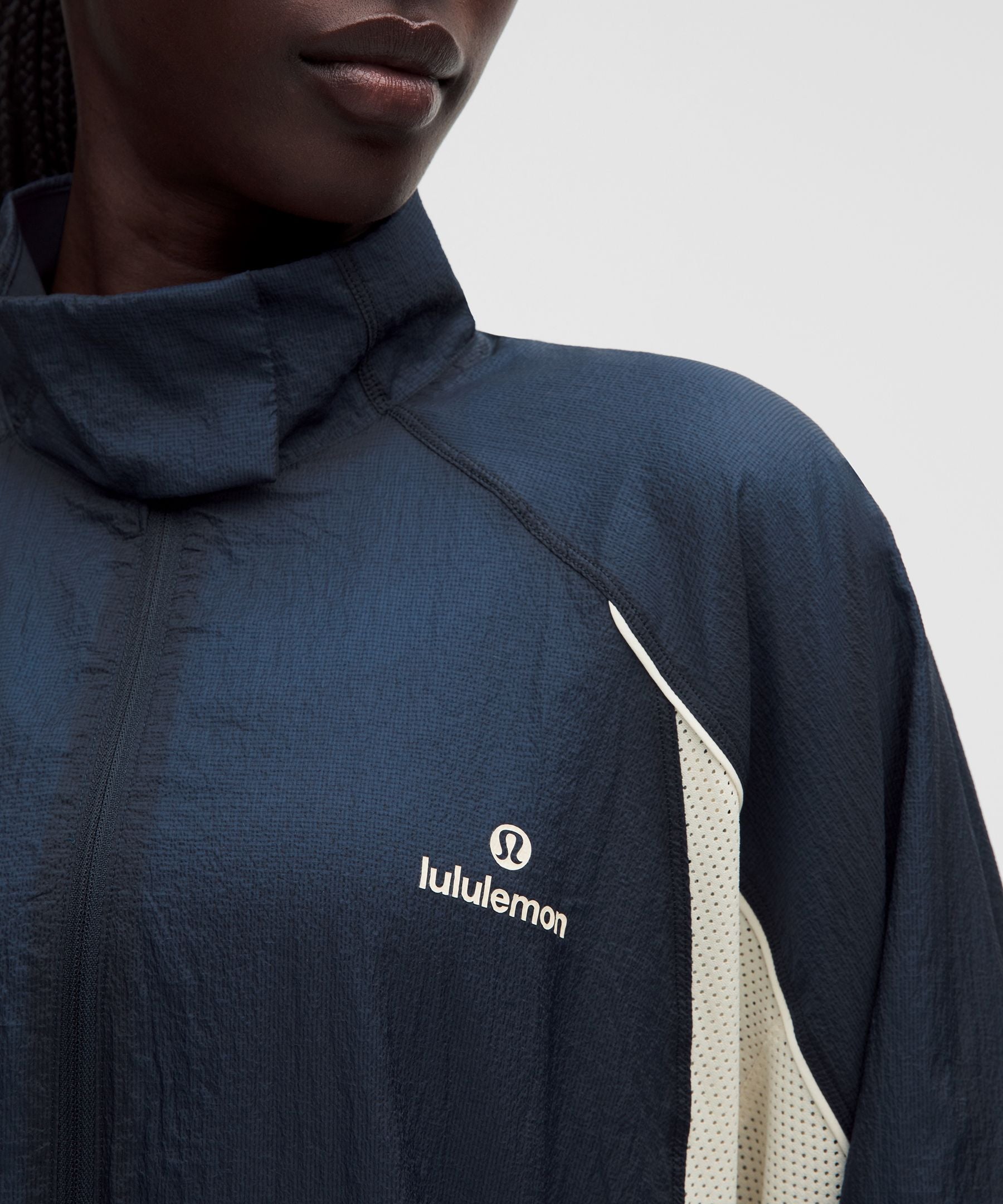 Lululemon License to Train Textured Nylon Jacket