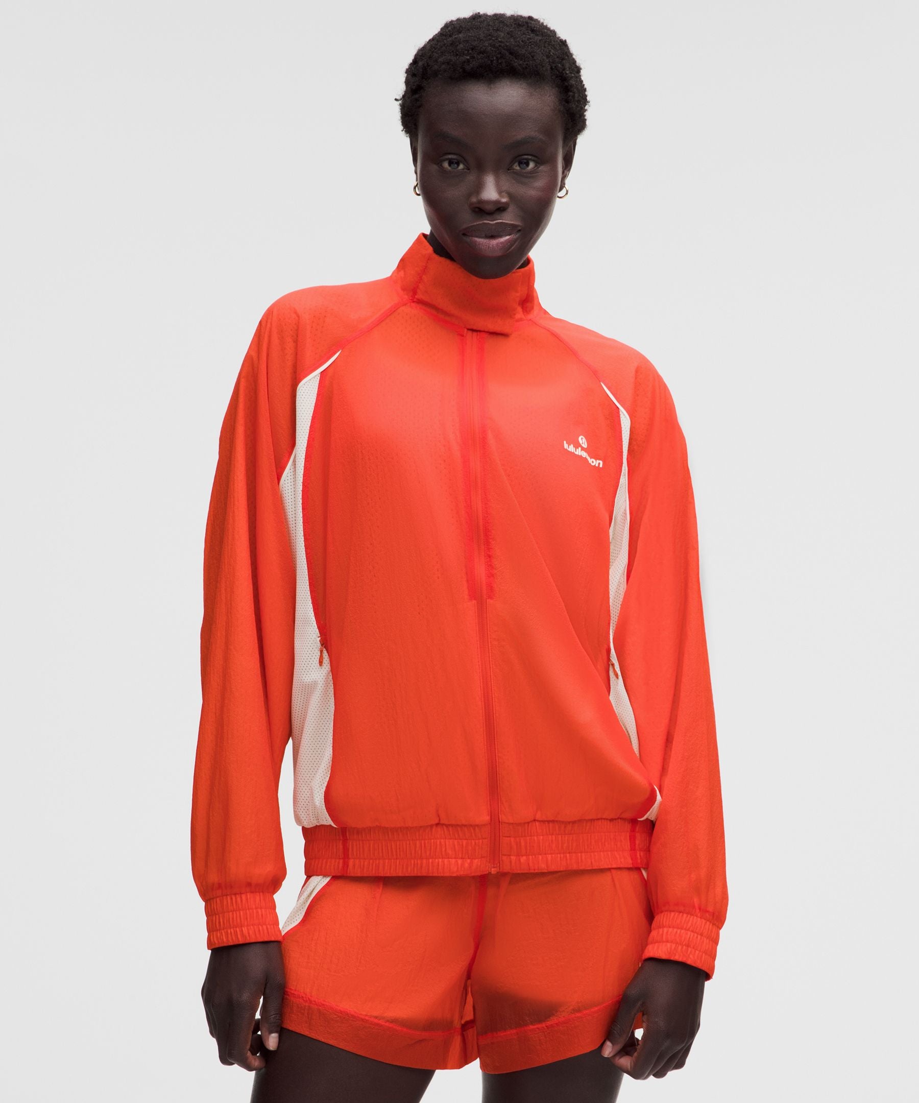 Lululemon License to Train Textured Nylon Jacket
