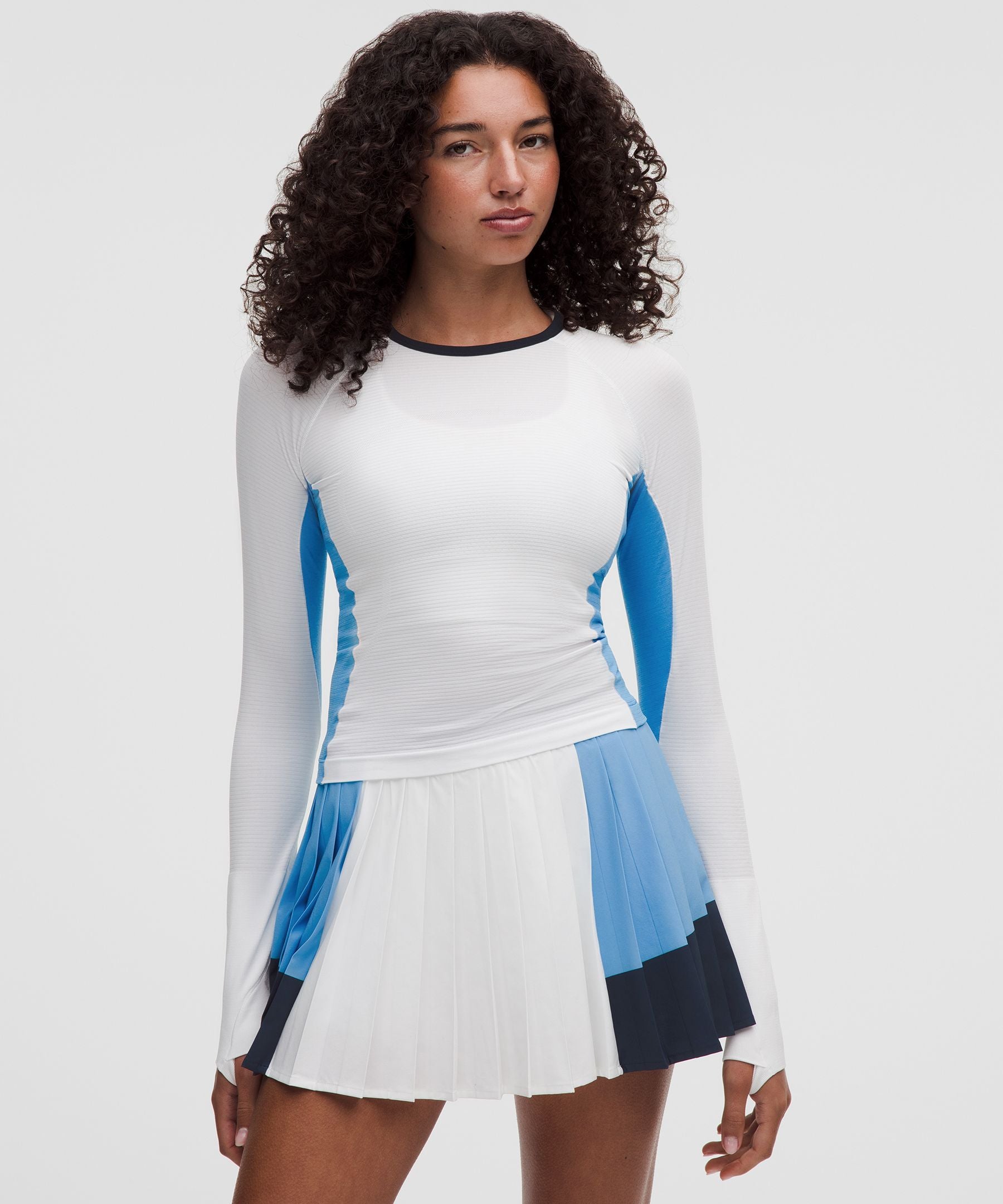 Lululemon Women's Swiftly Tech Long-Sleeve 2.0 Waist Length *Colour Block