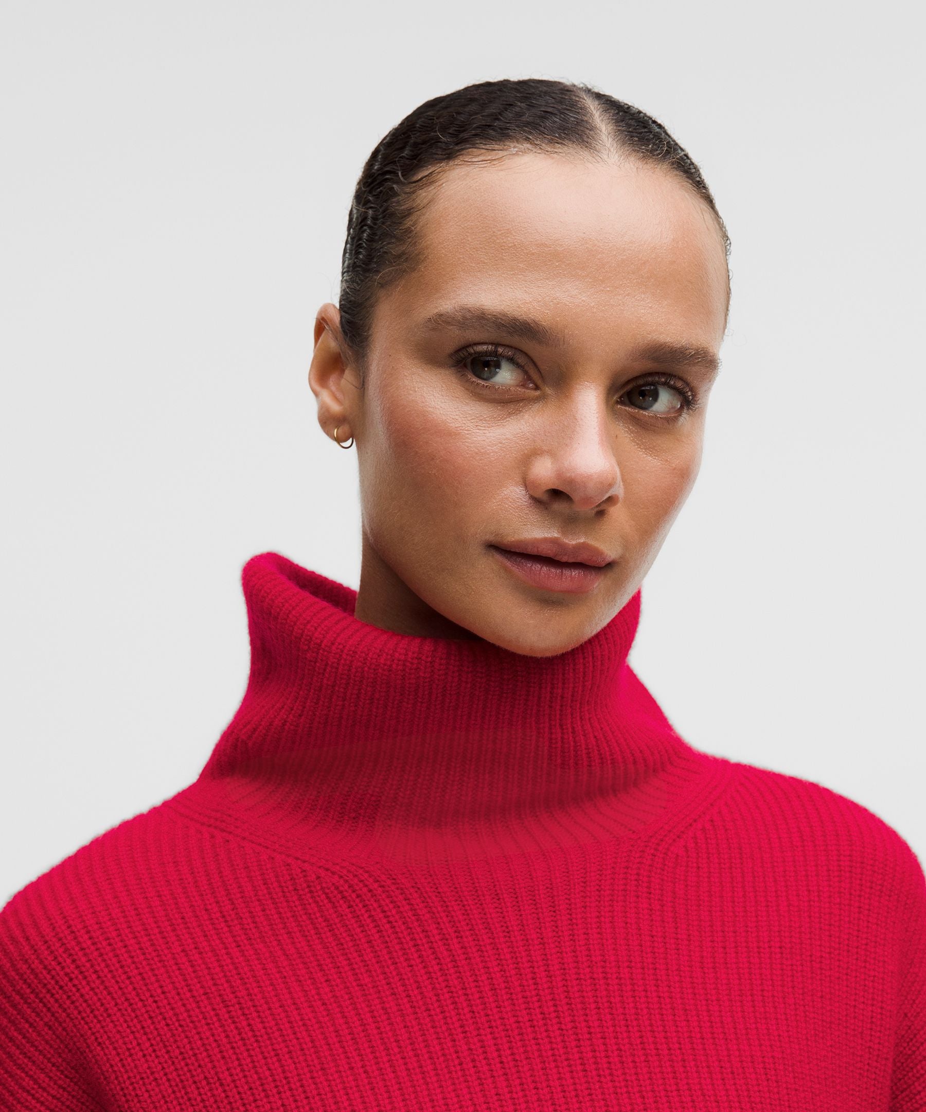 Lululemon Oversized Cashmere Funnel-Neck Sweater