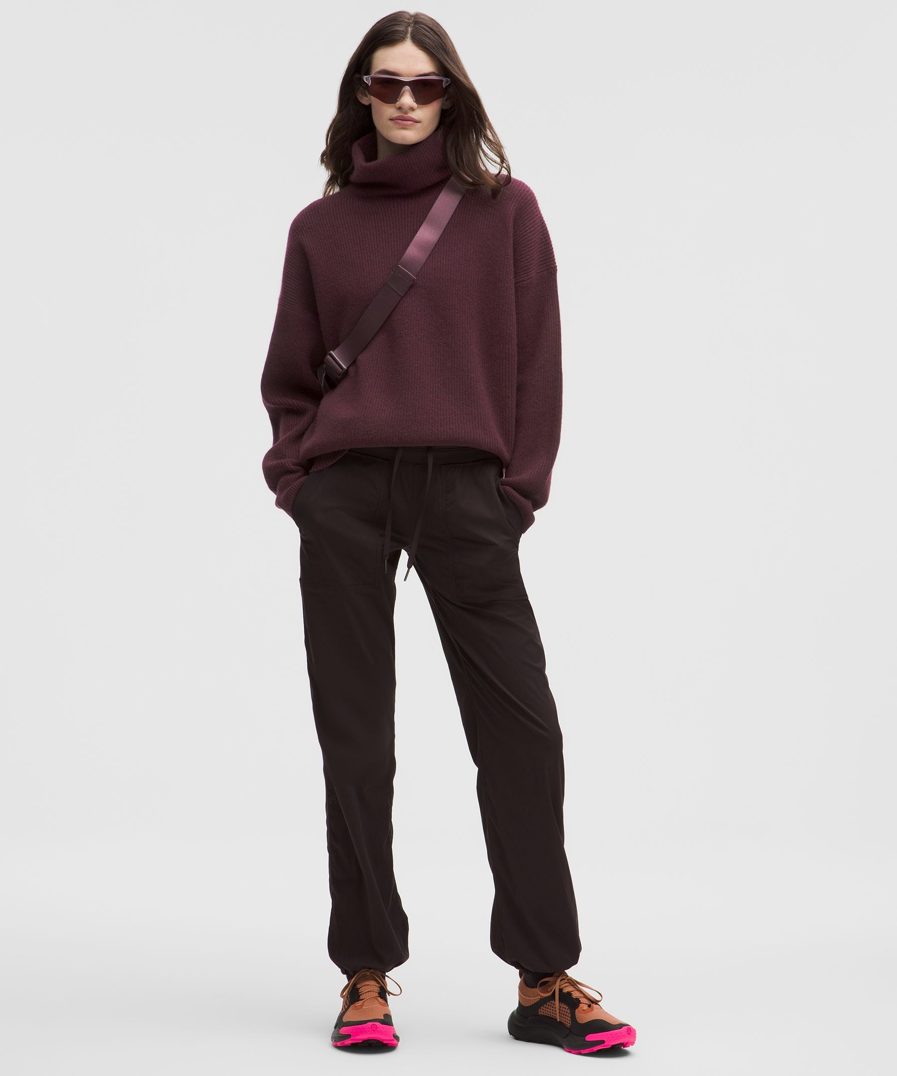 Lululemon Oversized Cashmere Funnel-Neck Sweater