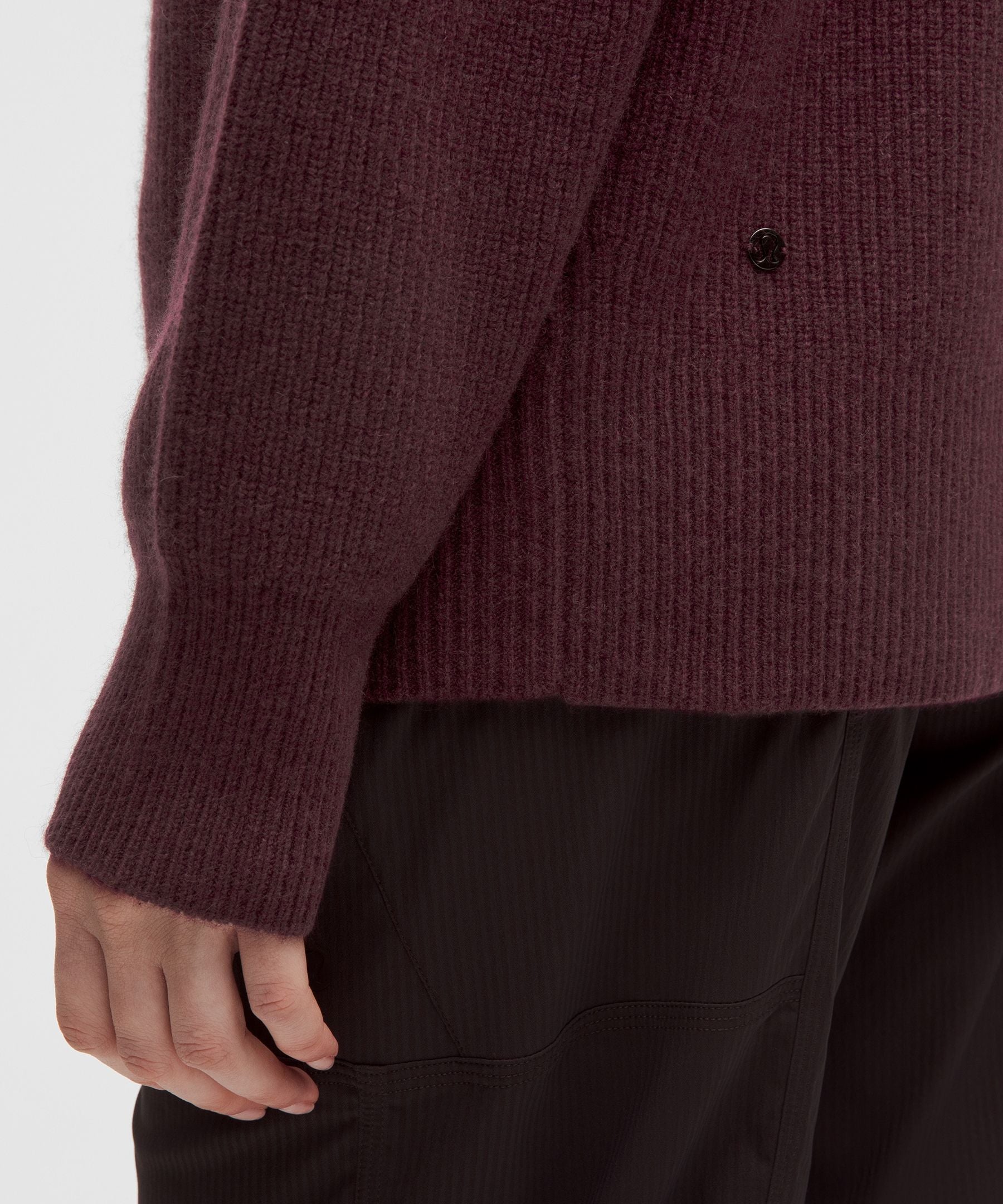 Lululemon Women's Oversized Cashmere Funnel-Neck Sweater