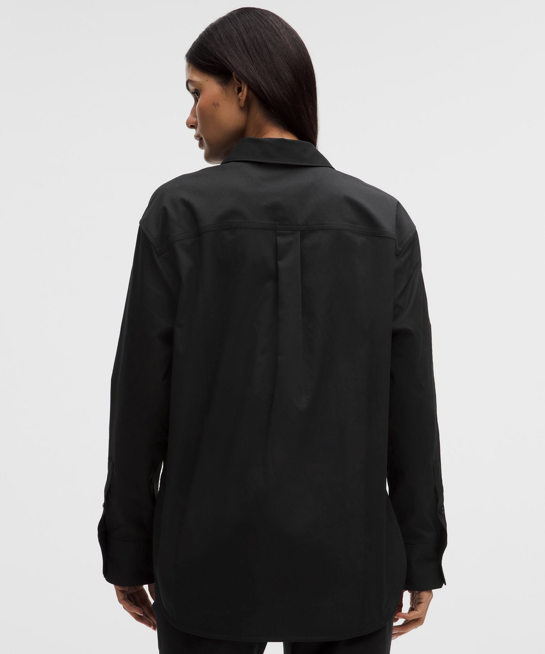 Lululemon Women's Woven Relaxed-Fit Button-Up Shirt