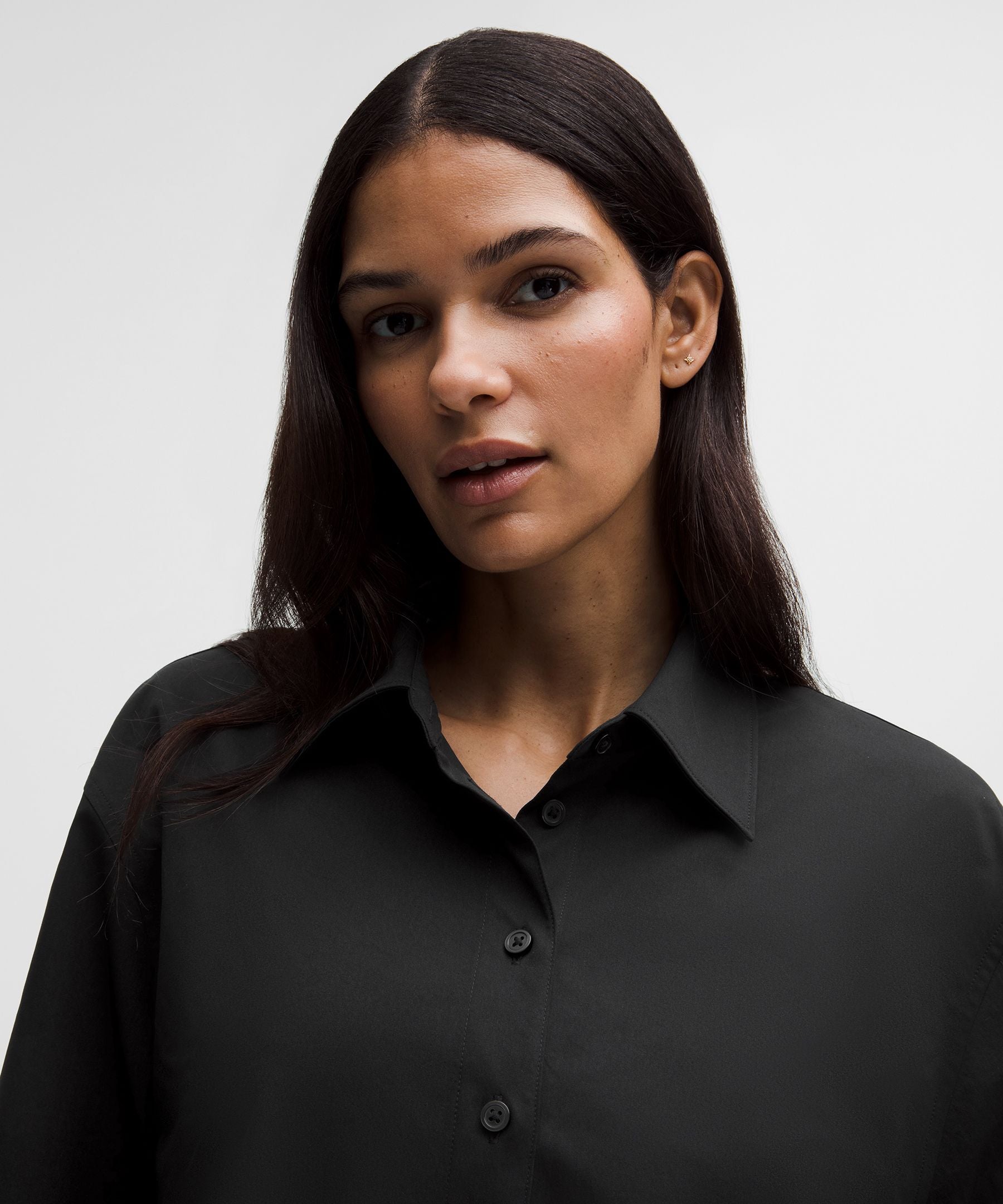 Lululemon Women's Woven Relaxed-Fit Button-Up Shirt
