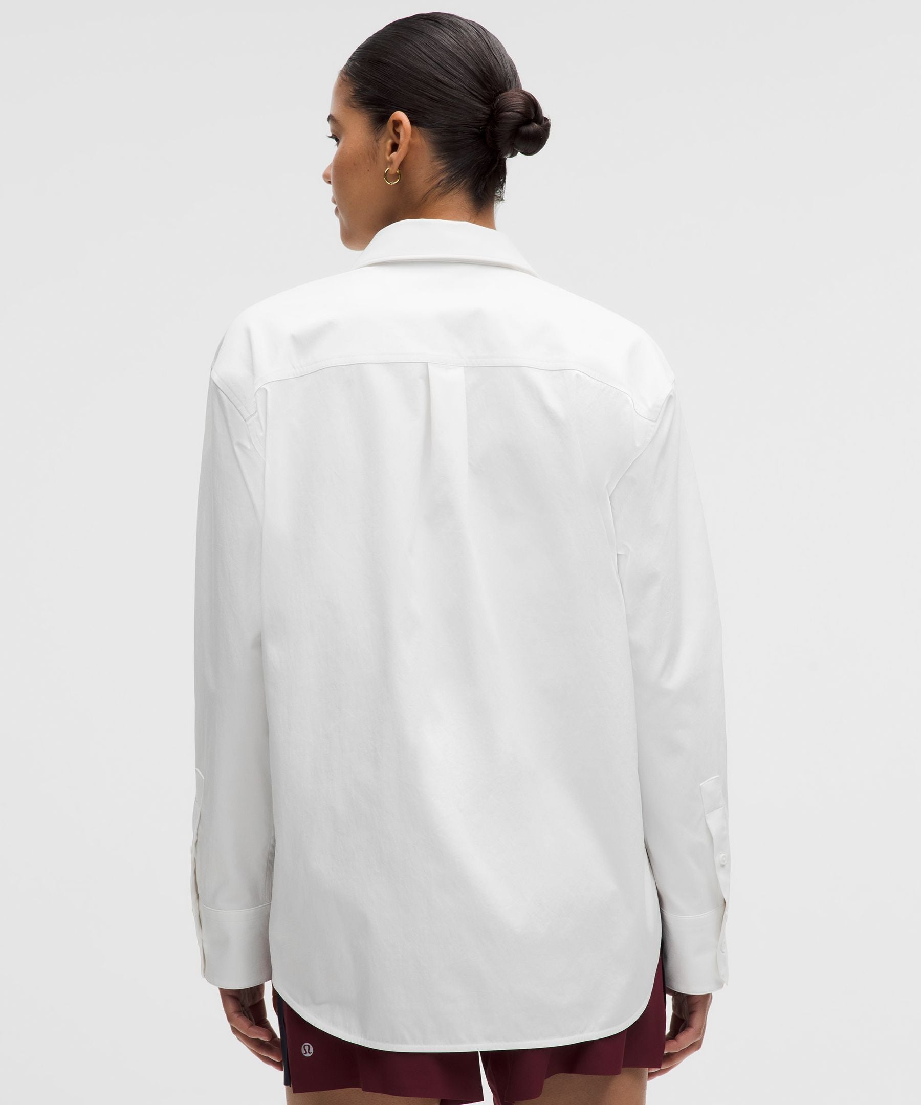 Lululemon Women's Woven Relaxed-Fit Button-Up Shirt