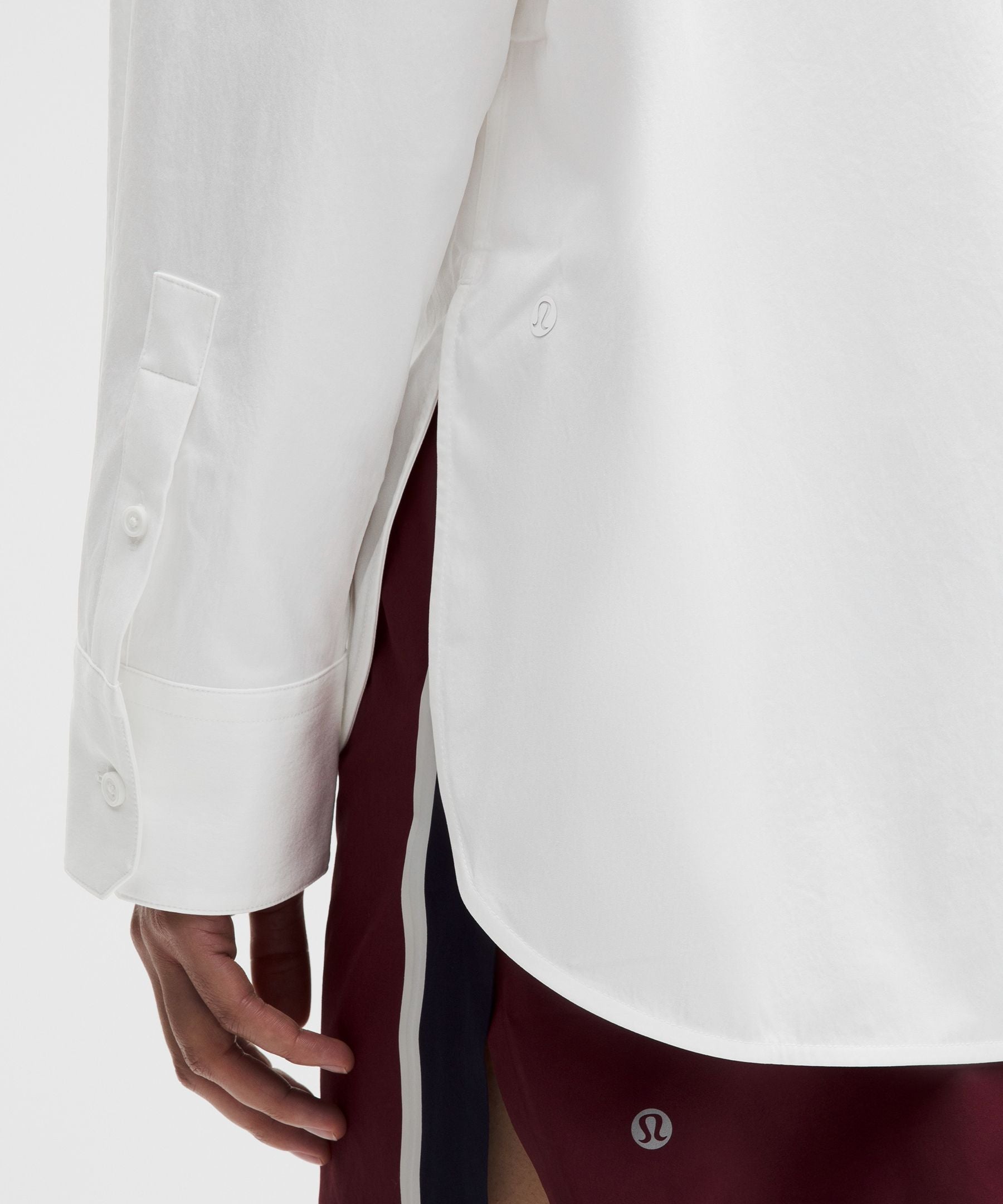 Lululemon Women's Woven Relaxed-Fit Button-Up Shirt