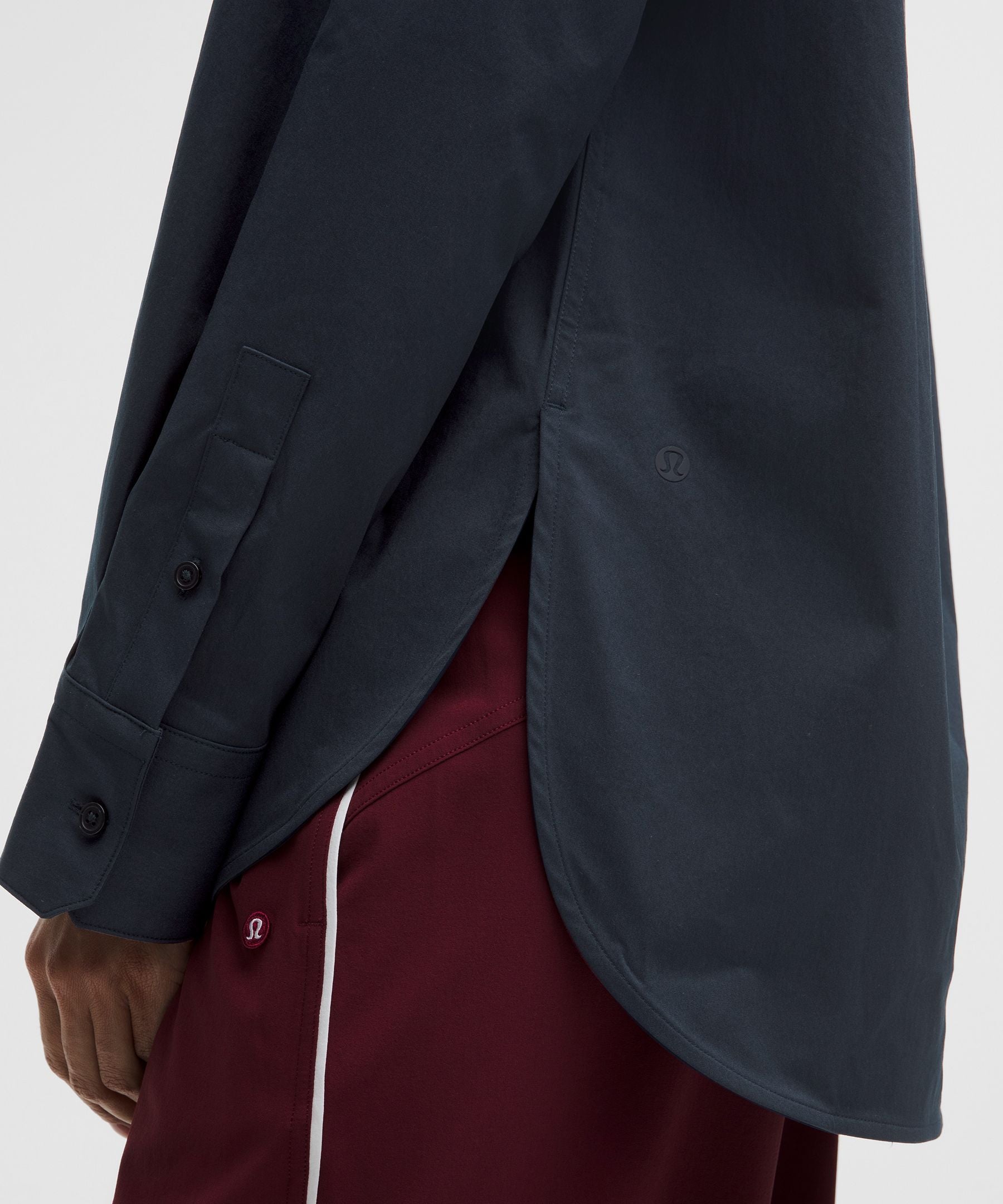 Lululemon Women's Woven Relaxed-Fit Button-Up Shirt