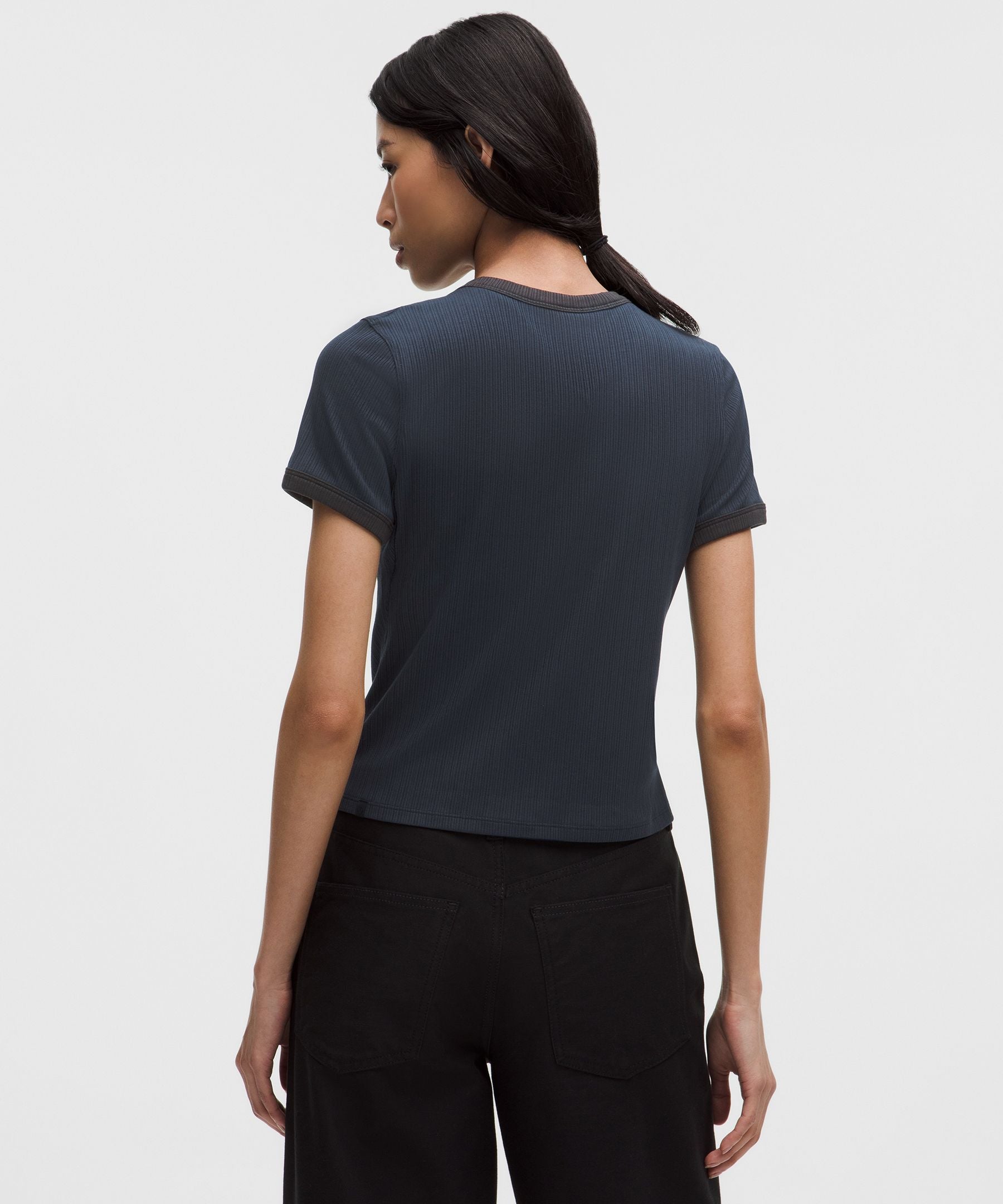Lululemon Women's Hold Tight Micro-Rib Straight-Hem T-Shirt