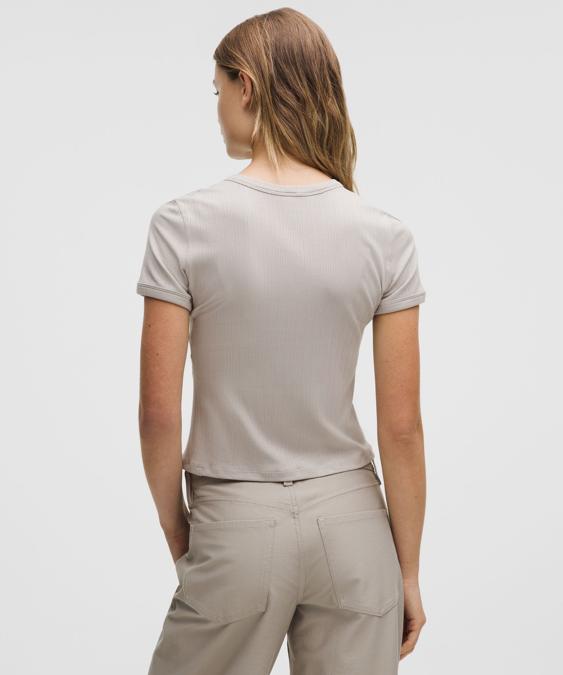 Lululemon Women's Hold Tight Micro-Rib Straight-Hem T-Shirt