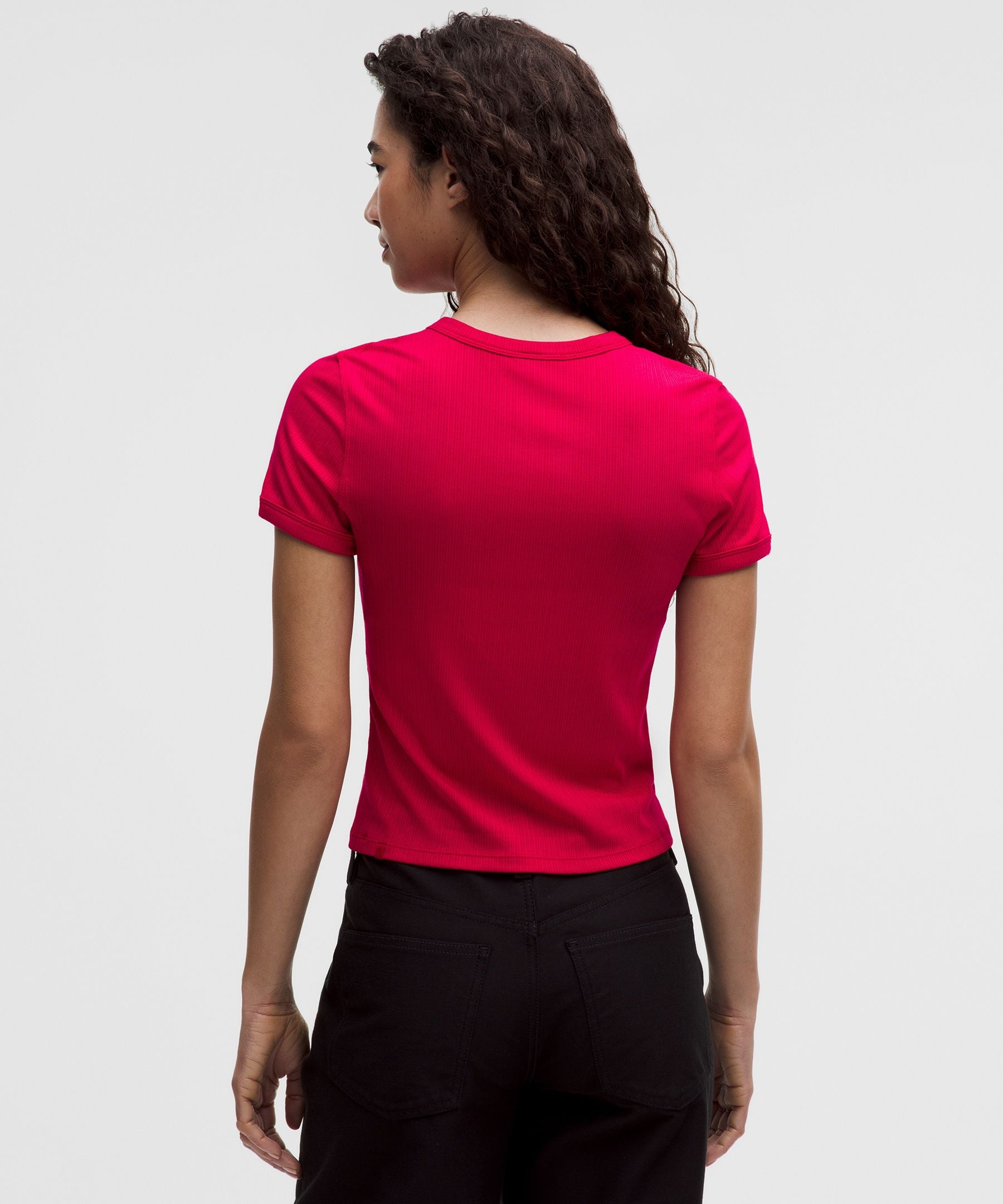 Lululemon Women's Hold Tight Micro-Rib Straight-Hem T-Shirt