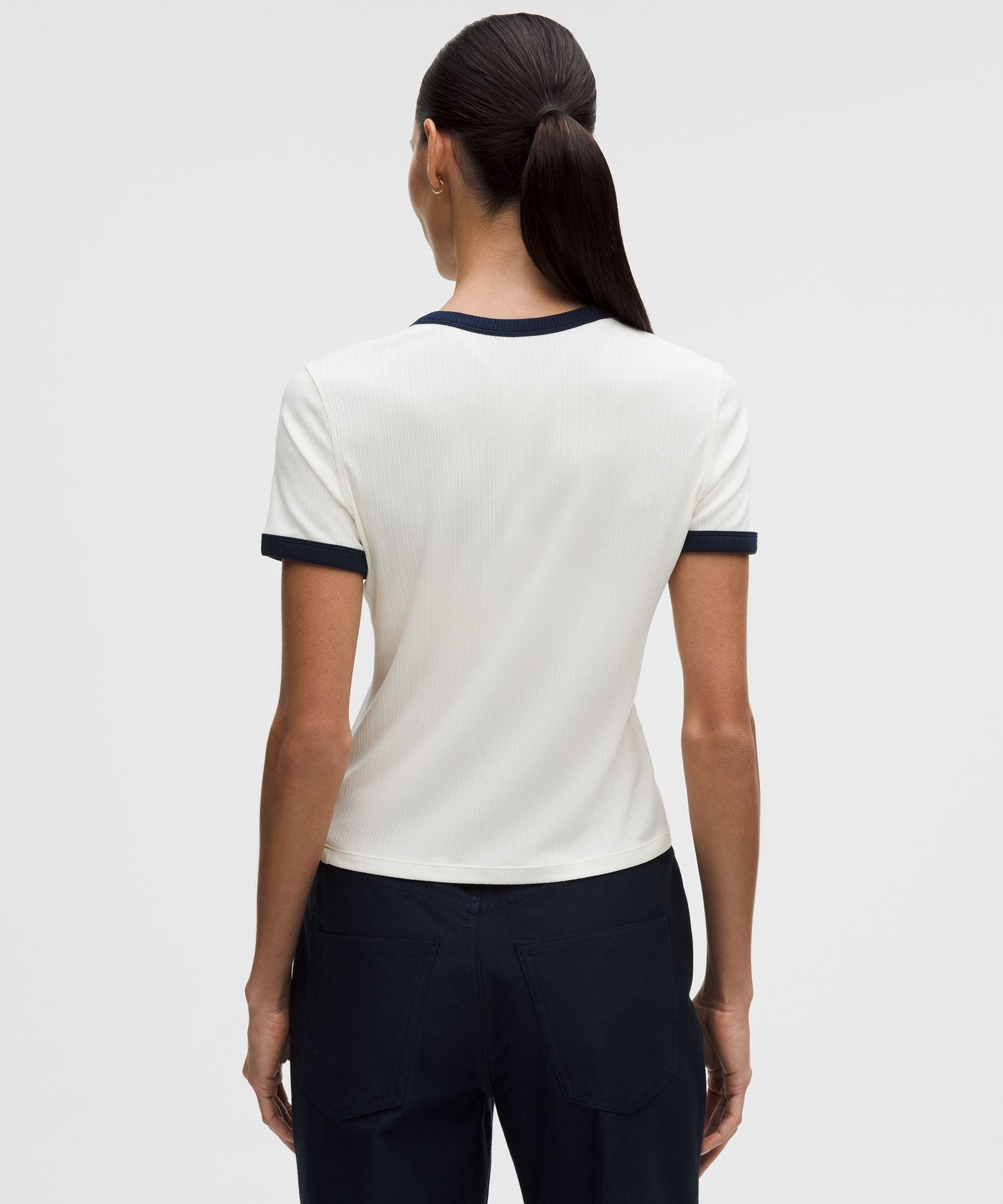 Lululemon Women's Hold Tight Micro-Rib Straight-Hem T-Shirt