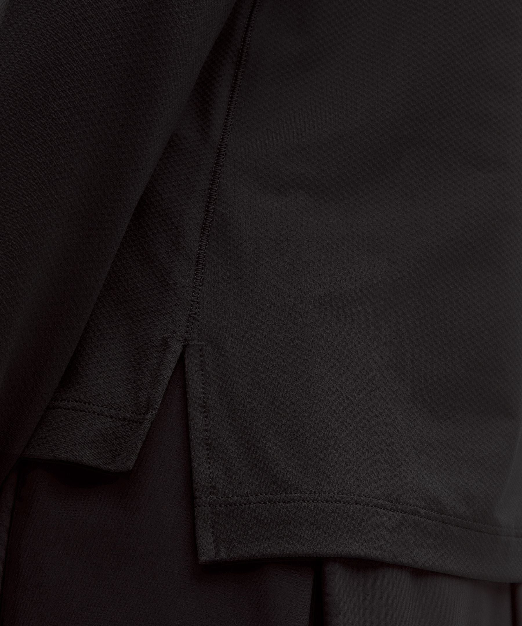 Lululemon Quick-Dry Long-Sleeve Polo Shirt *Straight Hem