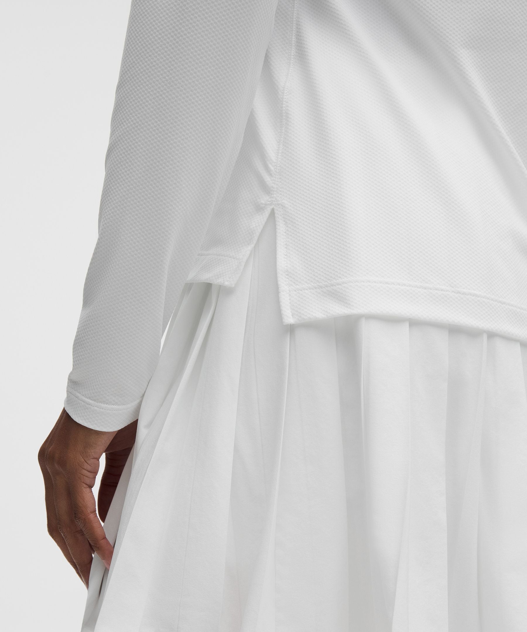 Lululemon Quick-Dry Long-Sleeve Polo Shirt *Straight Hem