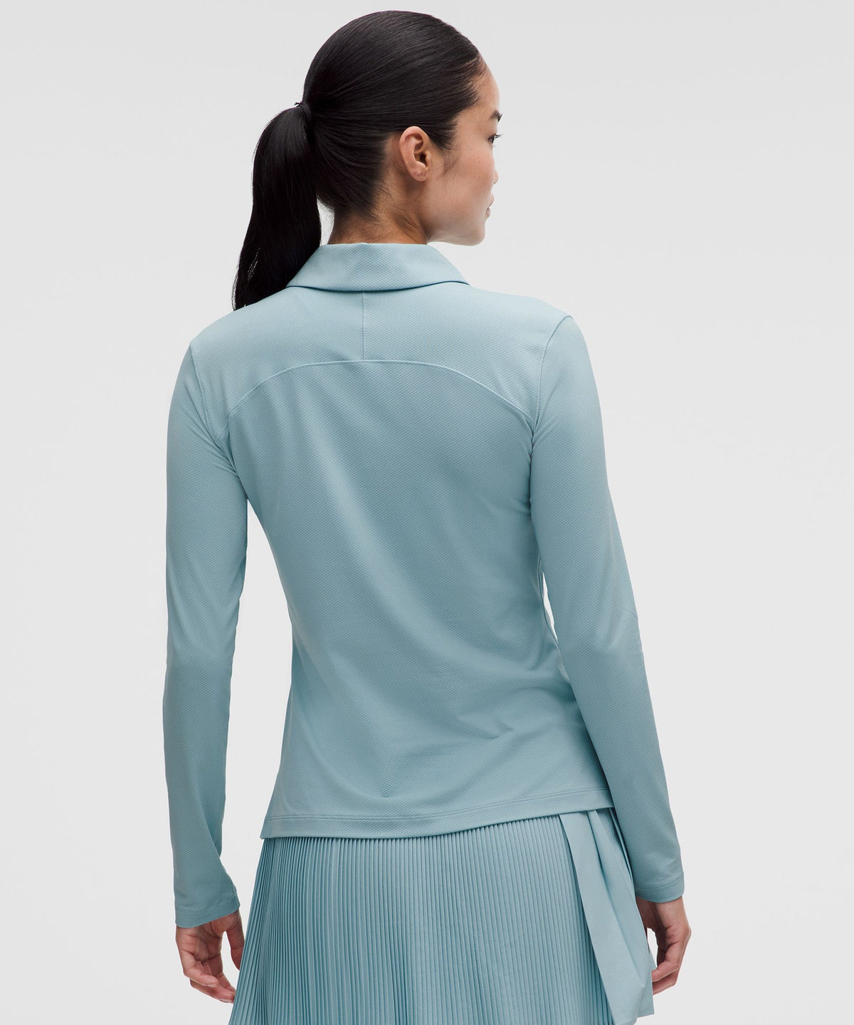 Lululemon Quick-Dry Long-Sleeve Polo Shirt *Straight Hem