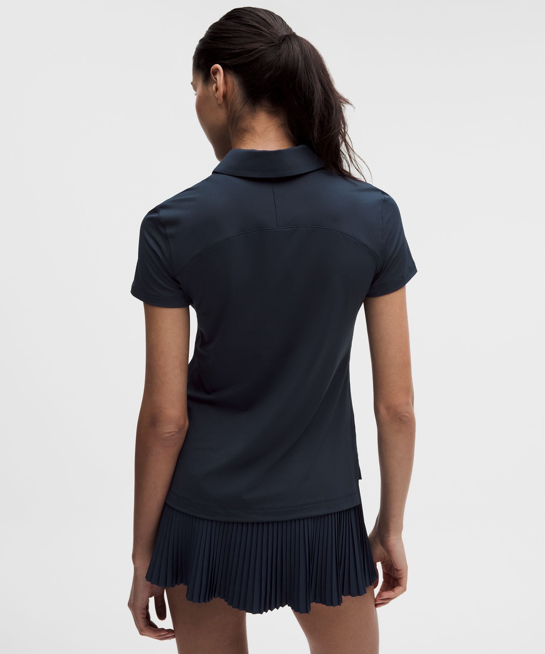 Lululemon Quick-Dry Short-Sleeve Polo Shirt Straight Hem *Logo
