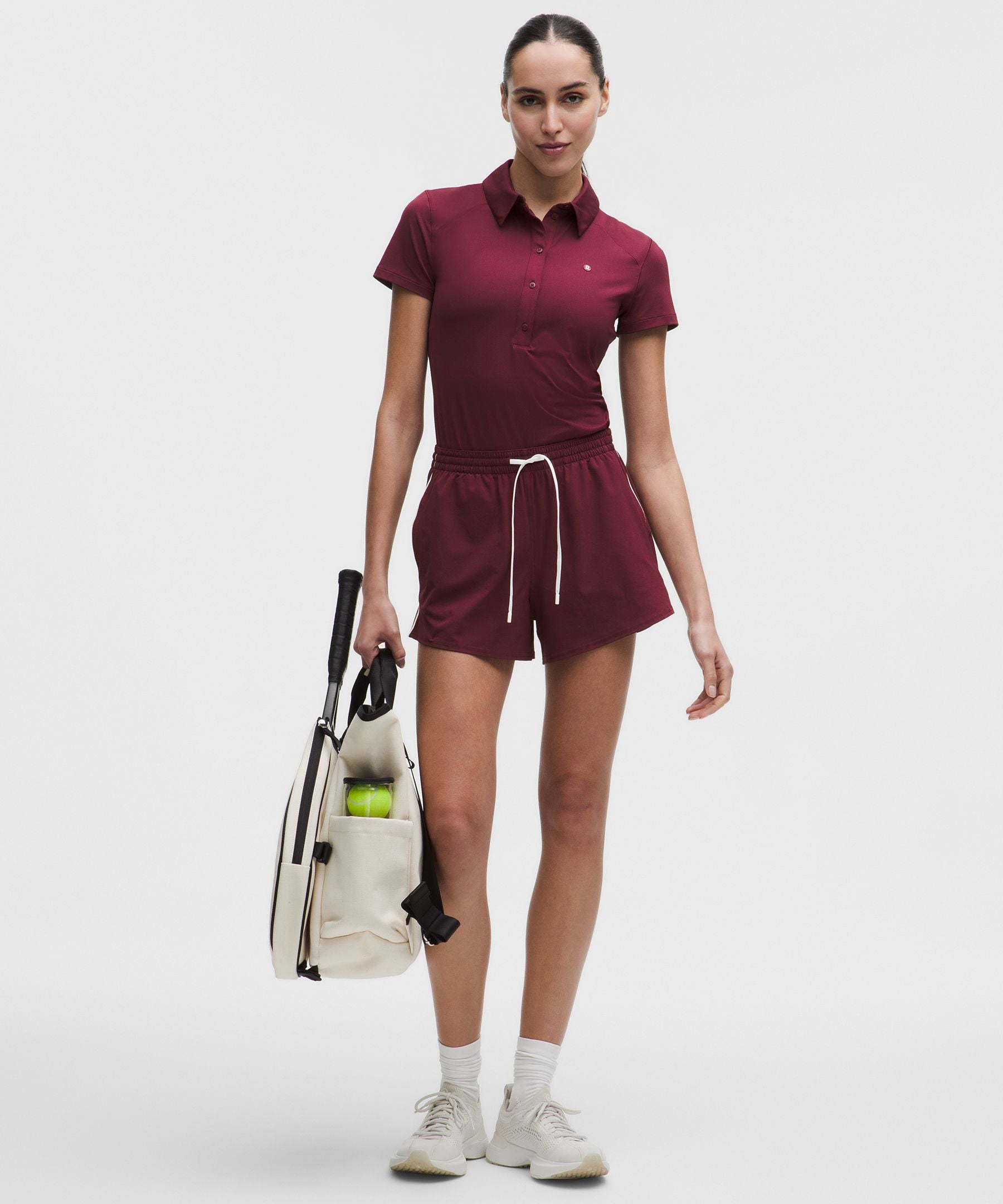 Lululemon Quick-Dry Short-Sleeve Polo Shirt *Straight Hem