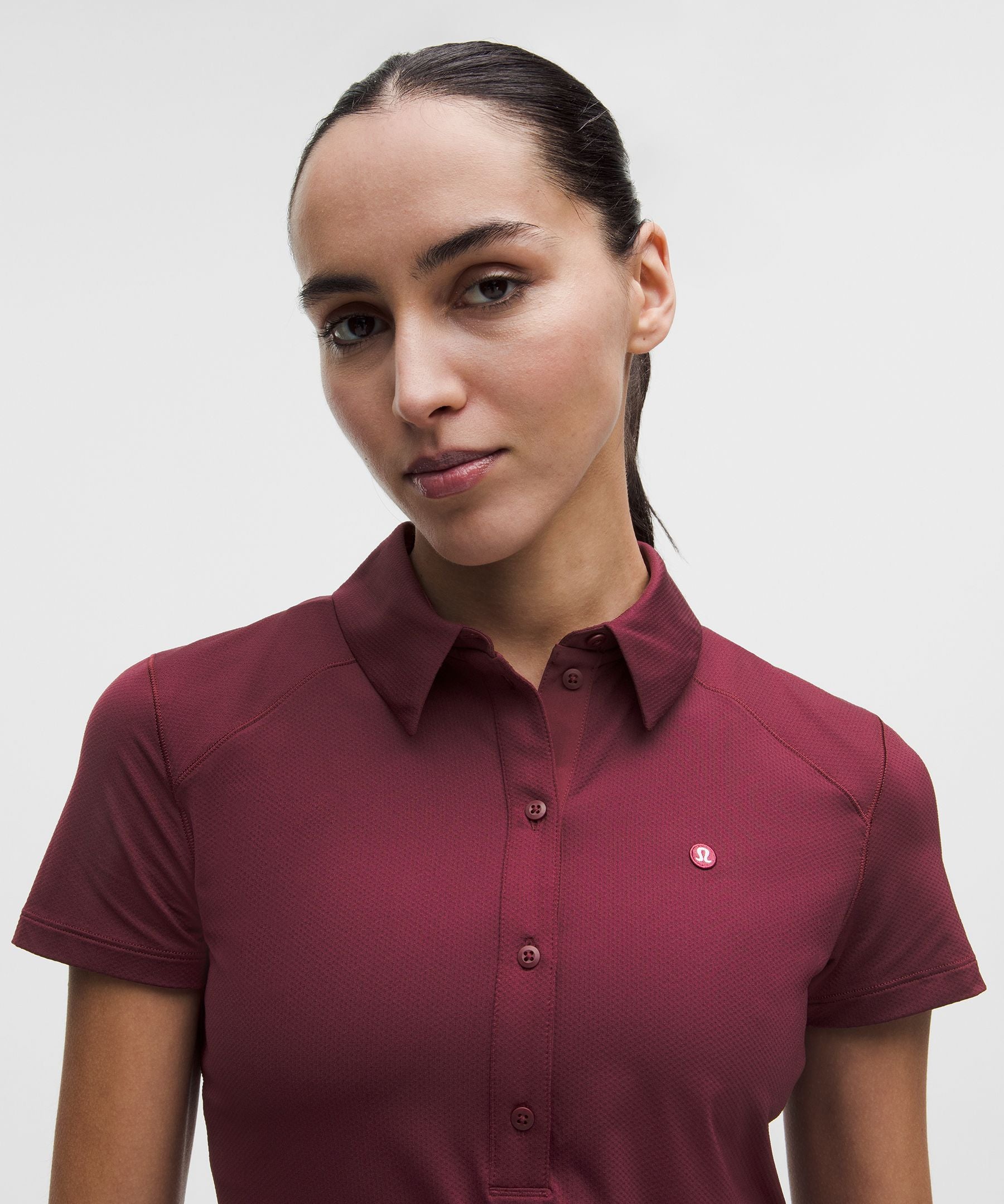 Lululemon Quick-Dry Short-Sleeve Polo Shirt *Straight Hem