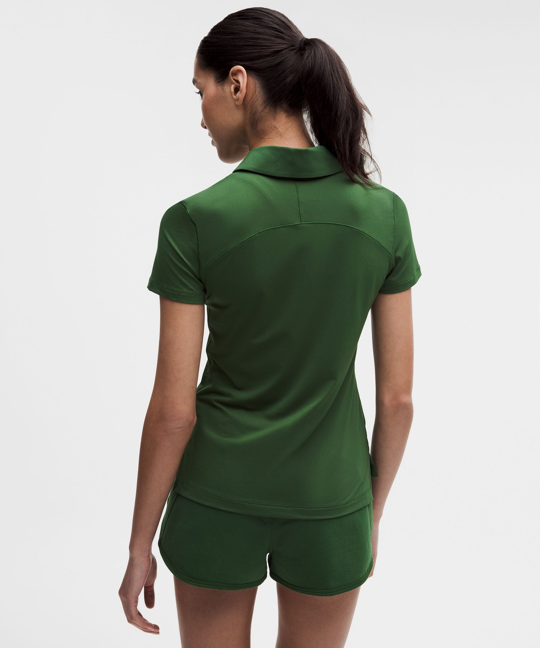Lululemon Quick-Dry Short-Sleeve Polo Shirt *Straight Hem