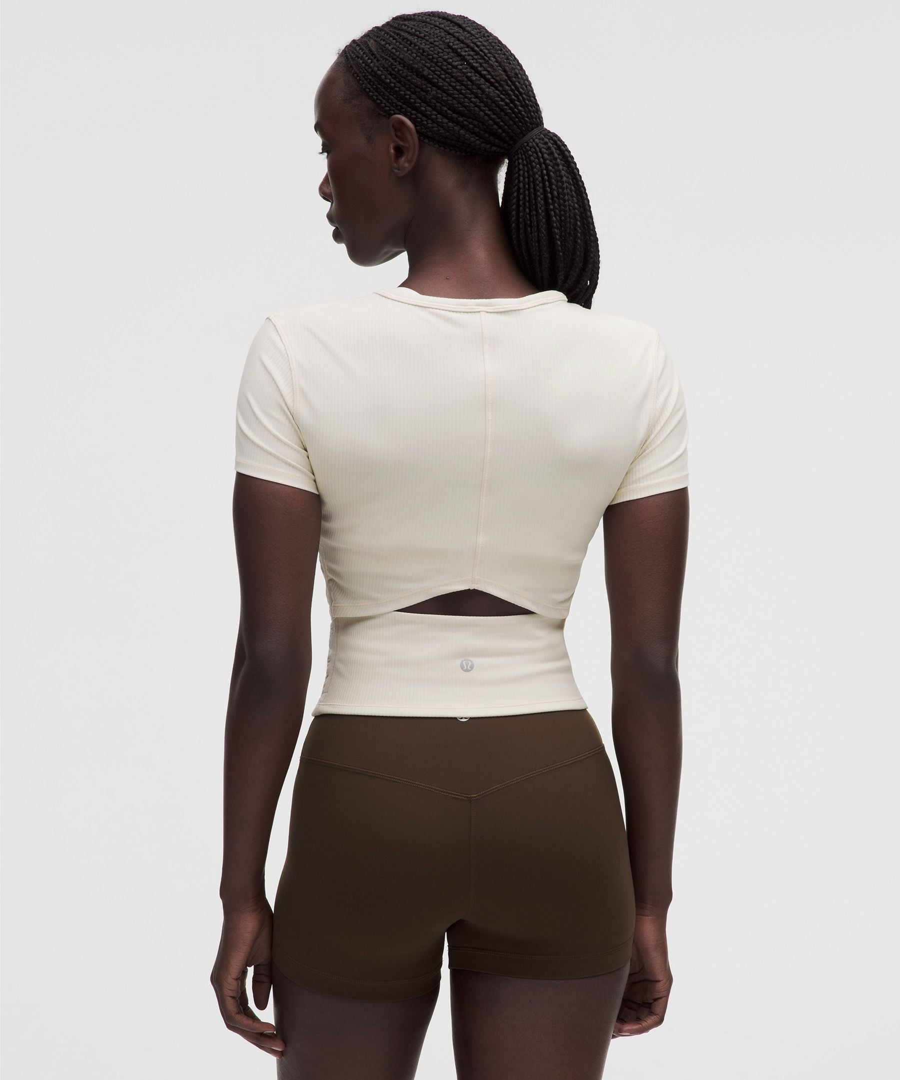 Lululemon Women's All It Takes Ribbed Keyhole Short-Sleeve Shirt