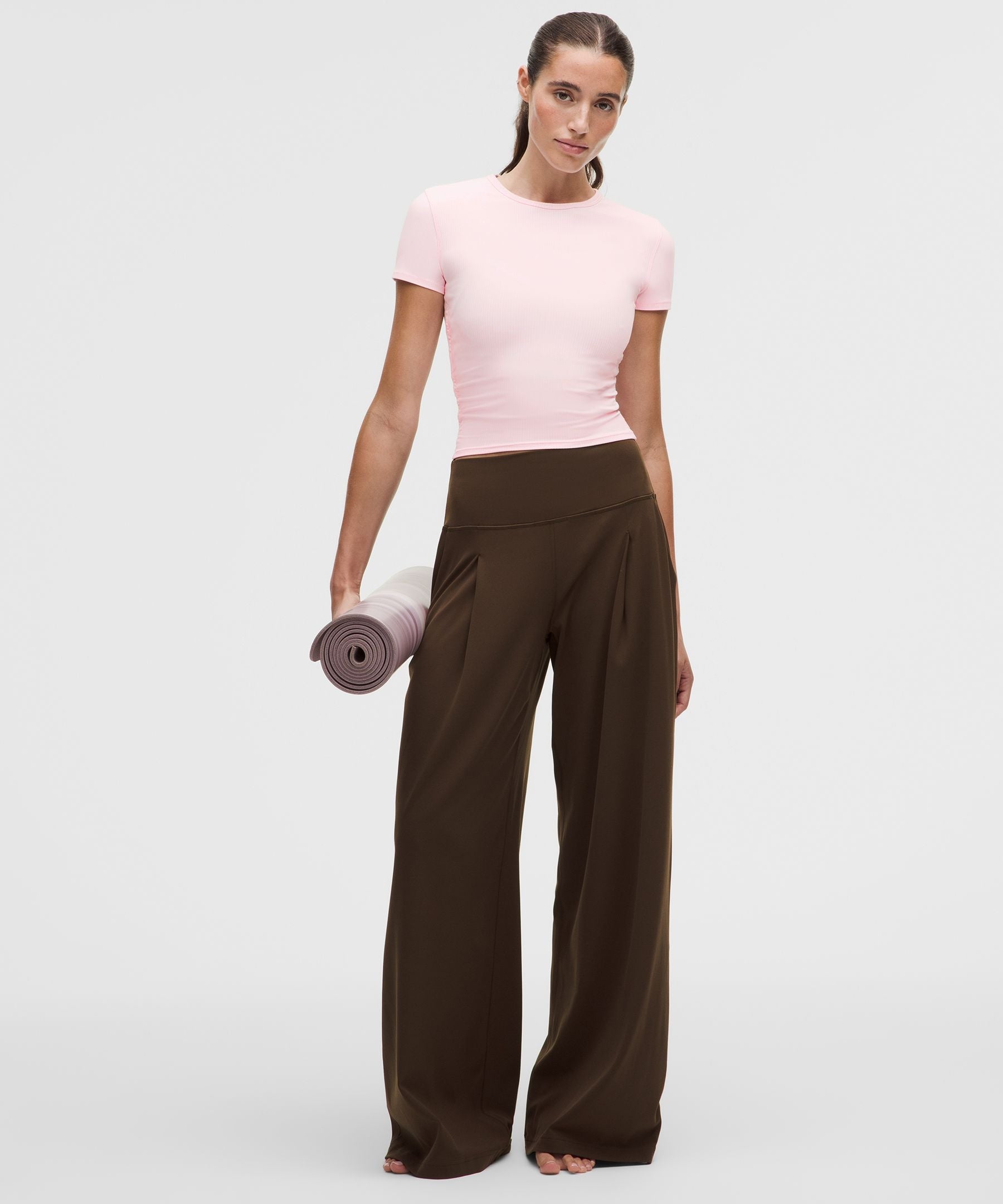 Lululemon Women's All It Takes Ribbed Keyhole Short-Sleeve Shirt