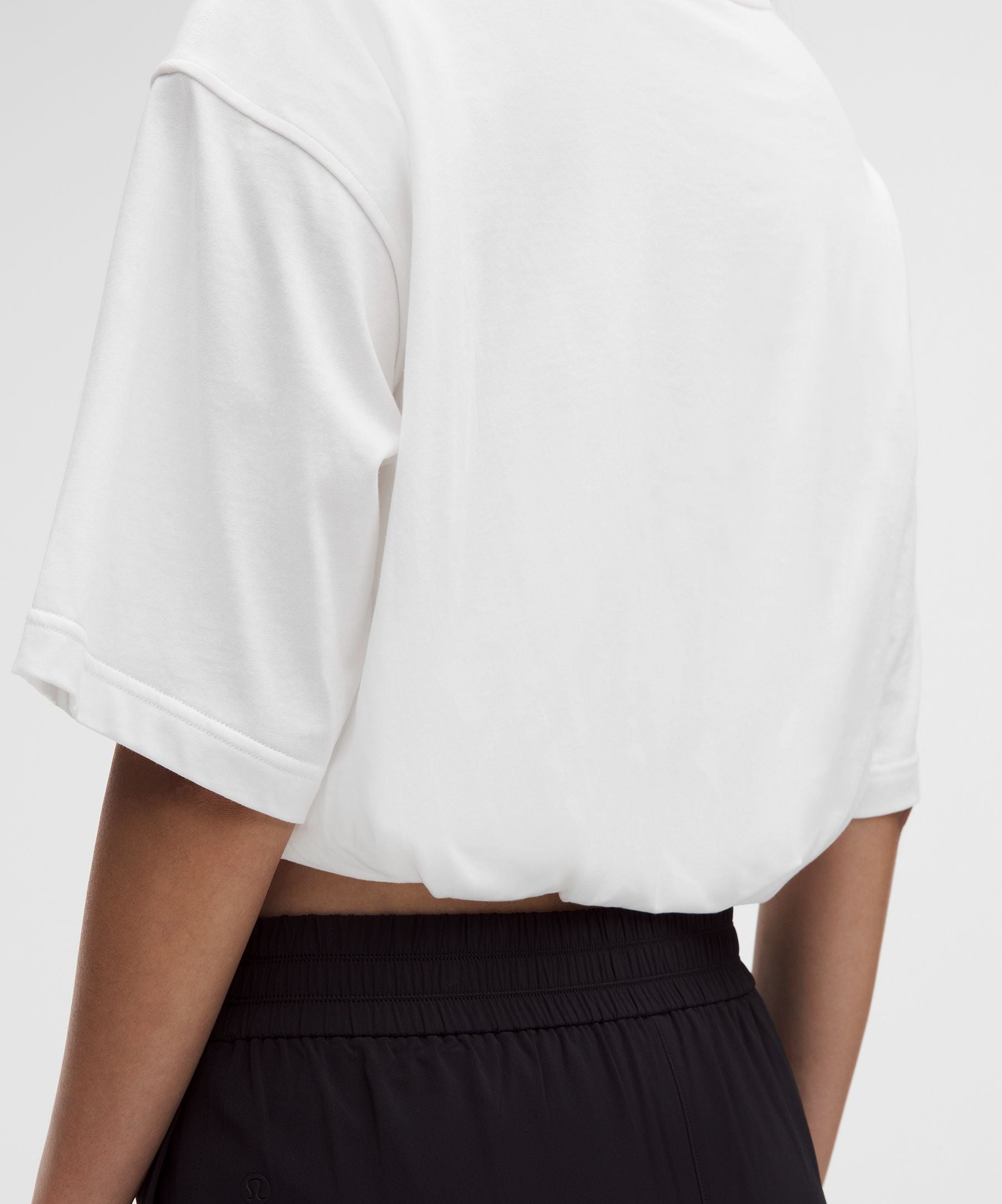 Lululemon Women's Cotton Jersey Bubble-Hem T-Shirt