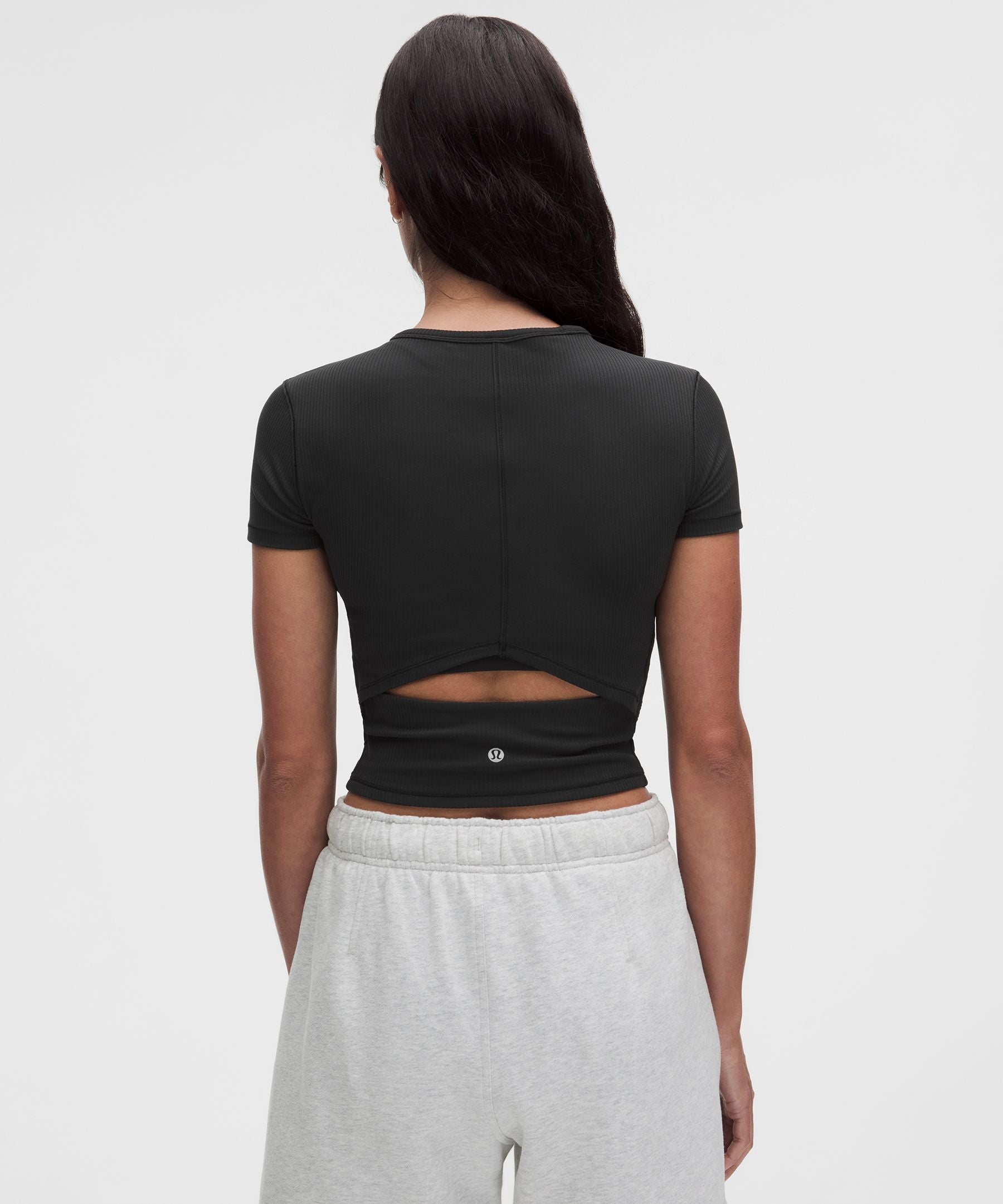 Lululemon Women's All It Takes Ribbed Keyhole Short-Sleeve Shirt