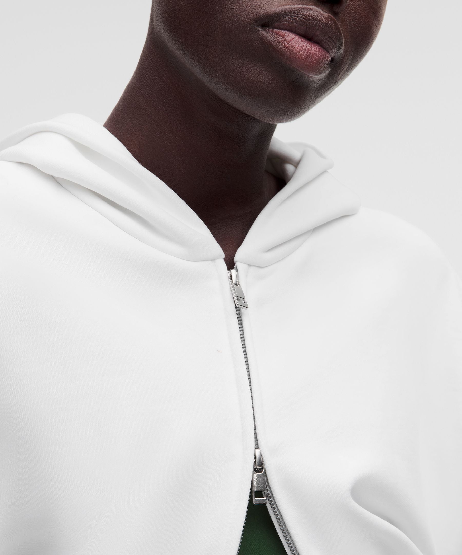 Lululemon French Terry Cropped Full-Zip Hoodie