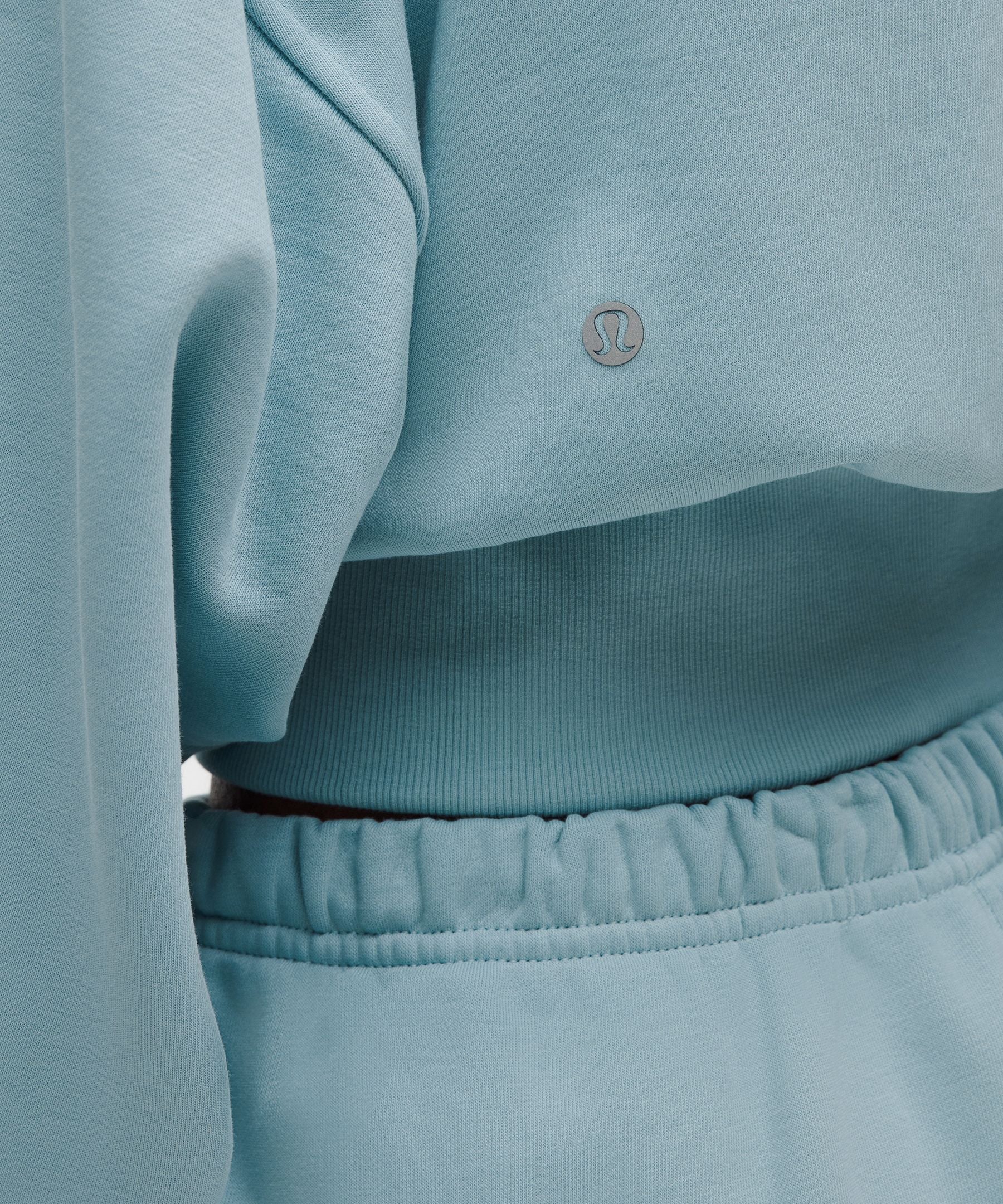 Lululemon French Terry Cropped Full-Zip Hoodie
