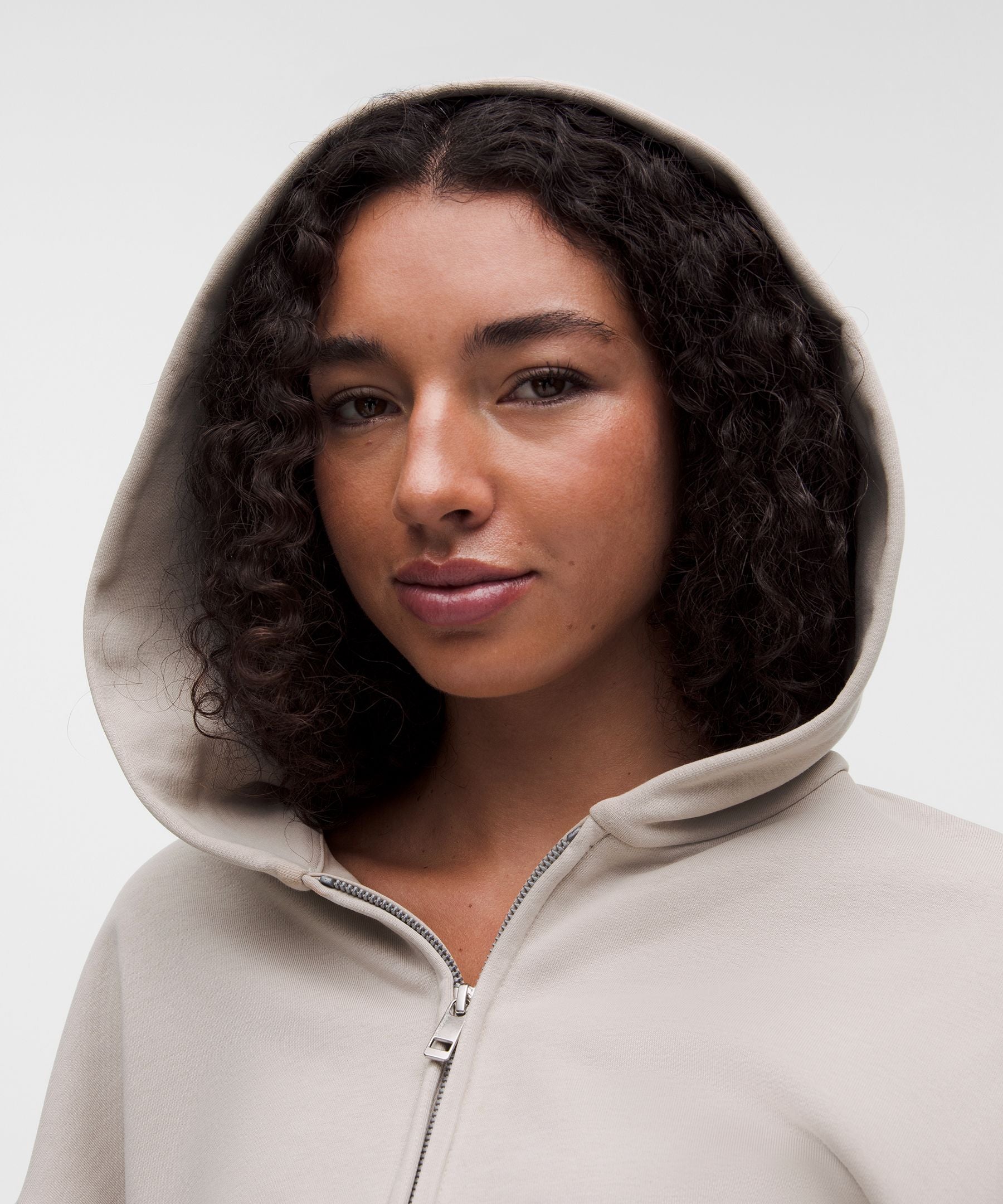 Lululemon French Terry Cropped Full-Zip Hoodie
