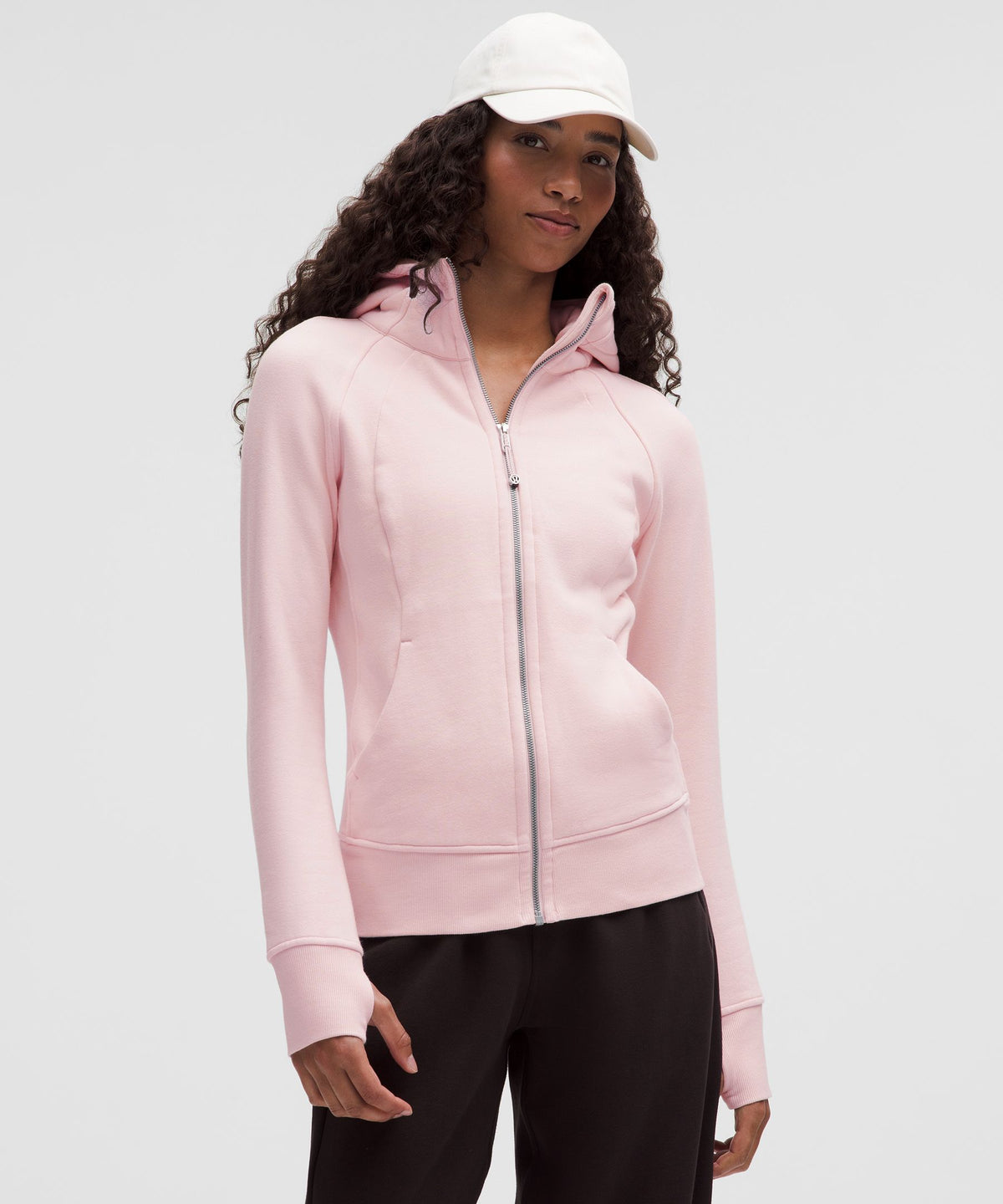 Lululemon Women's Scuba Full-Zip Hoodie, worn
