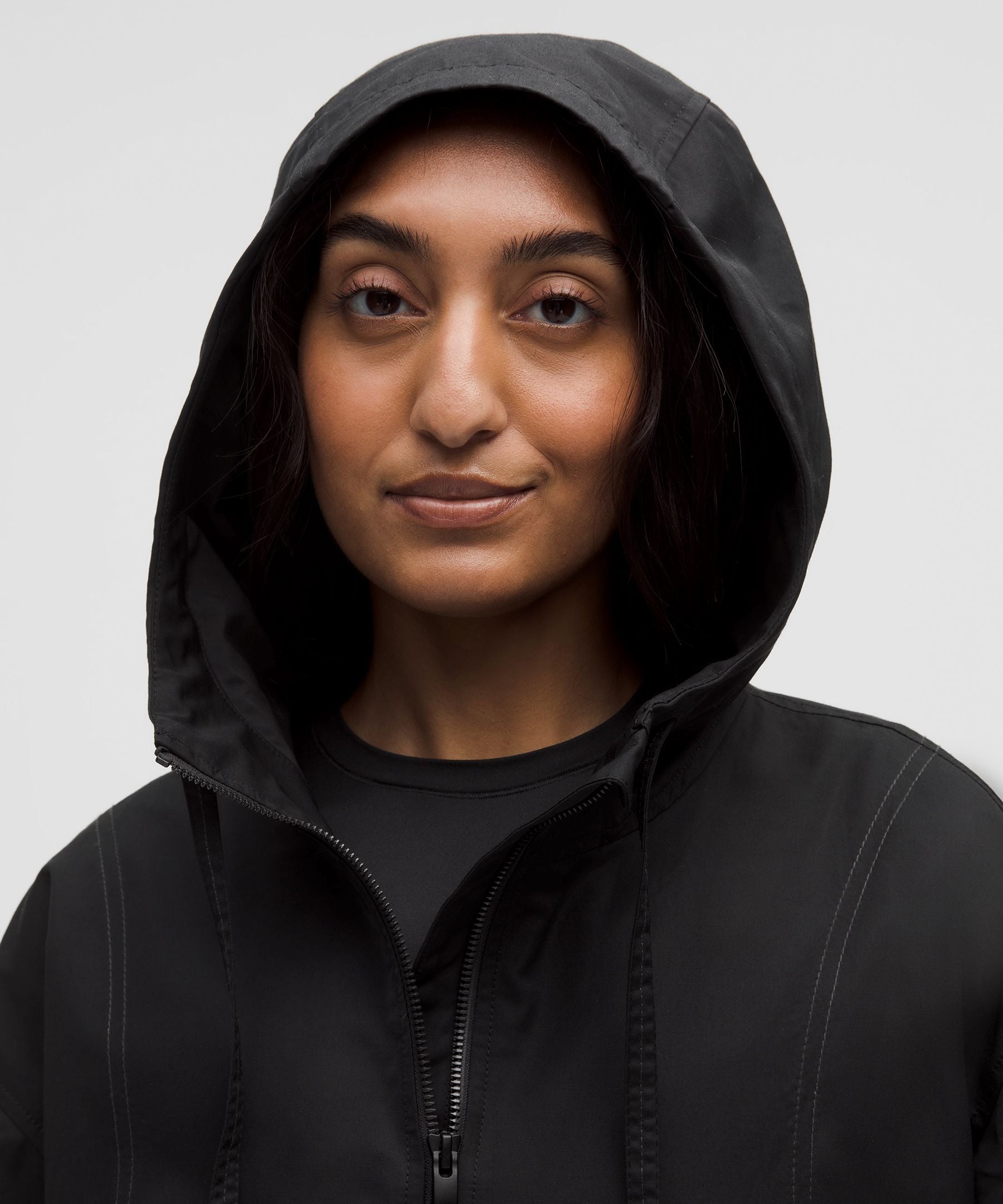 Lululemon Women's Water-Resistant Cropped Hooded Jacket