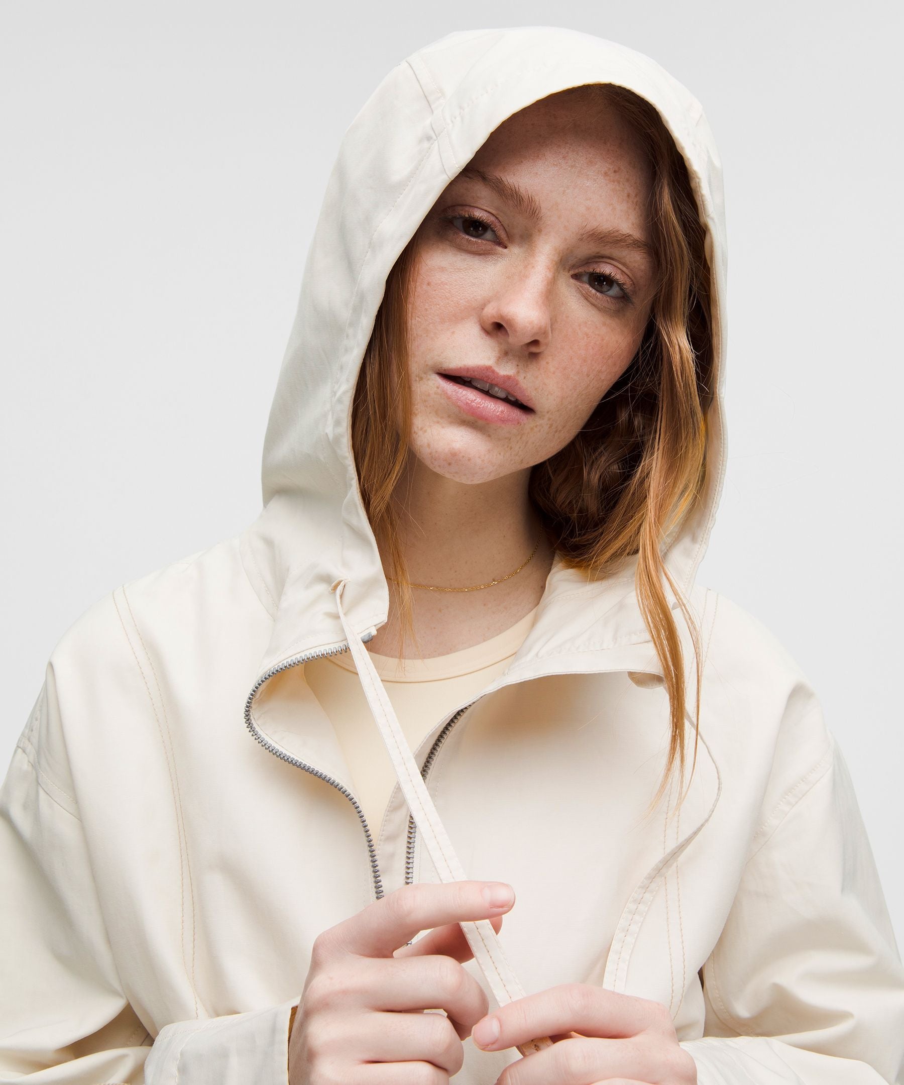 Lululemon Water-Resistant Cropped Hooded Jacket