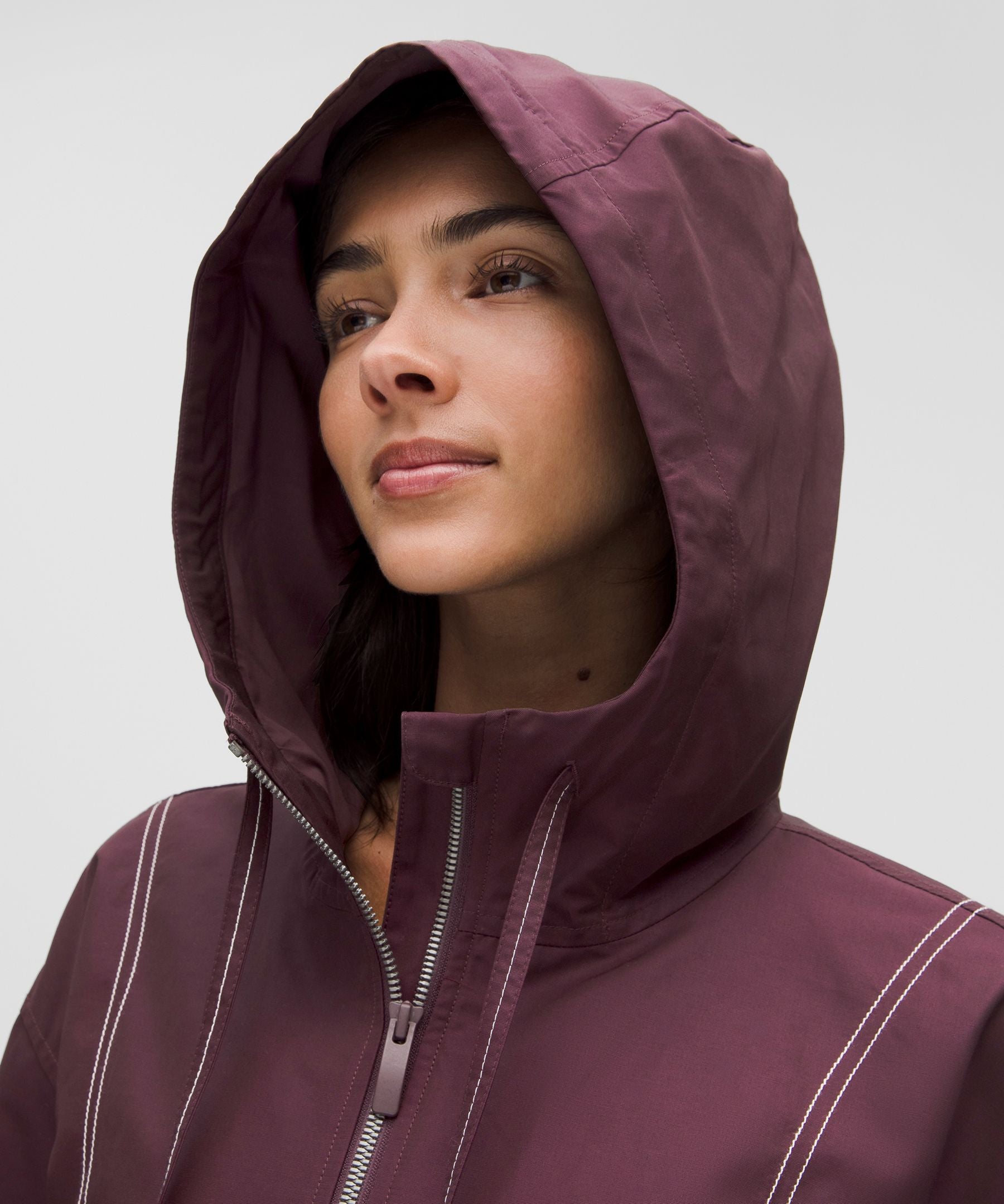 Lululemon Water-Resistant Cropped Hooded Jacket