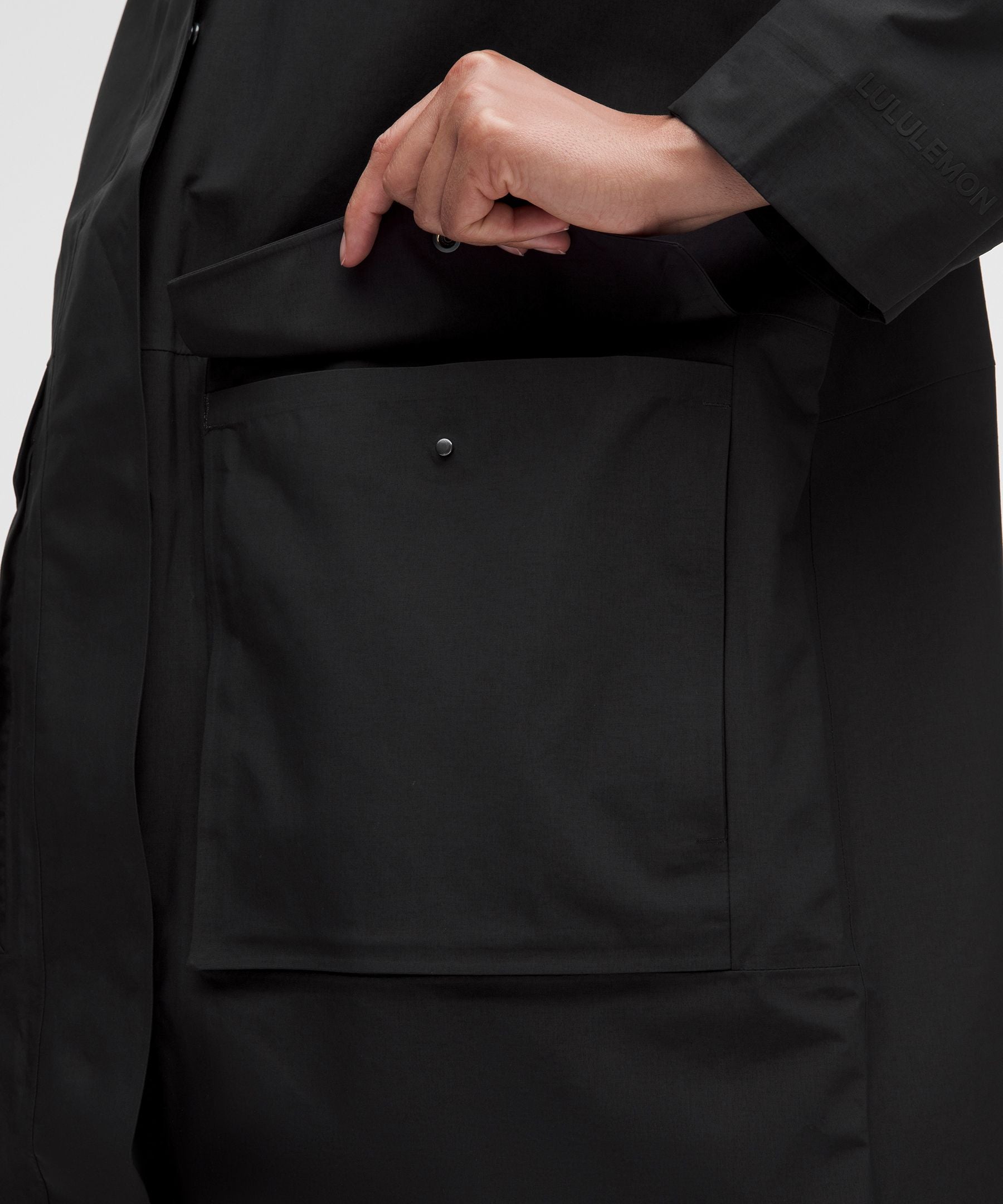 Lululemon Waterproof Fishtail Rain Coat