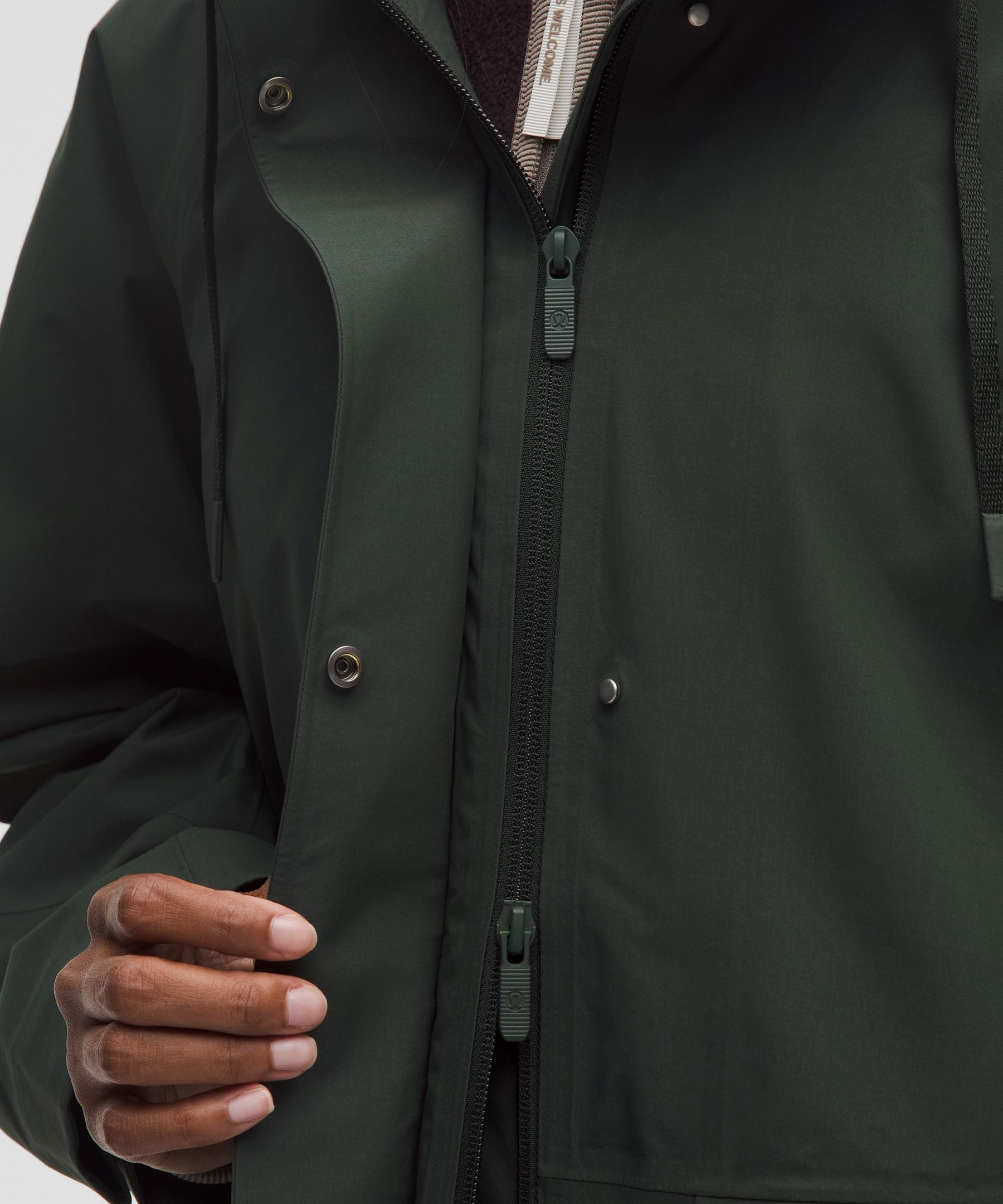 Lululemon Women's Waterproof Fishtail Rain Coat