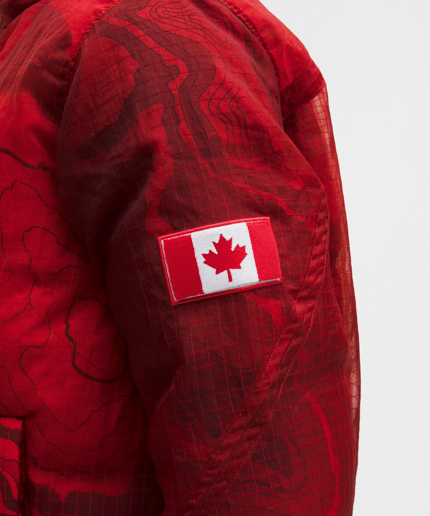 Lululemon Women's Team Canada Women's Wunder Puff Translucent 600-Down-Fill Jacket *COC Logo