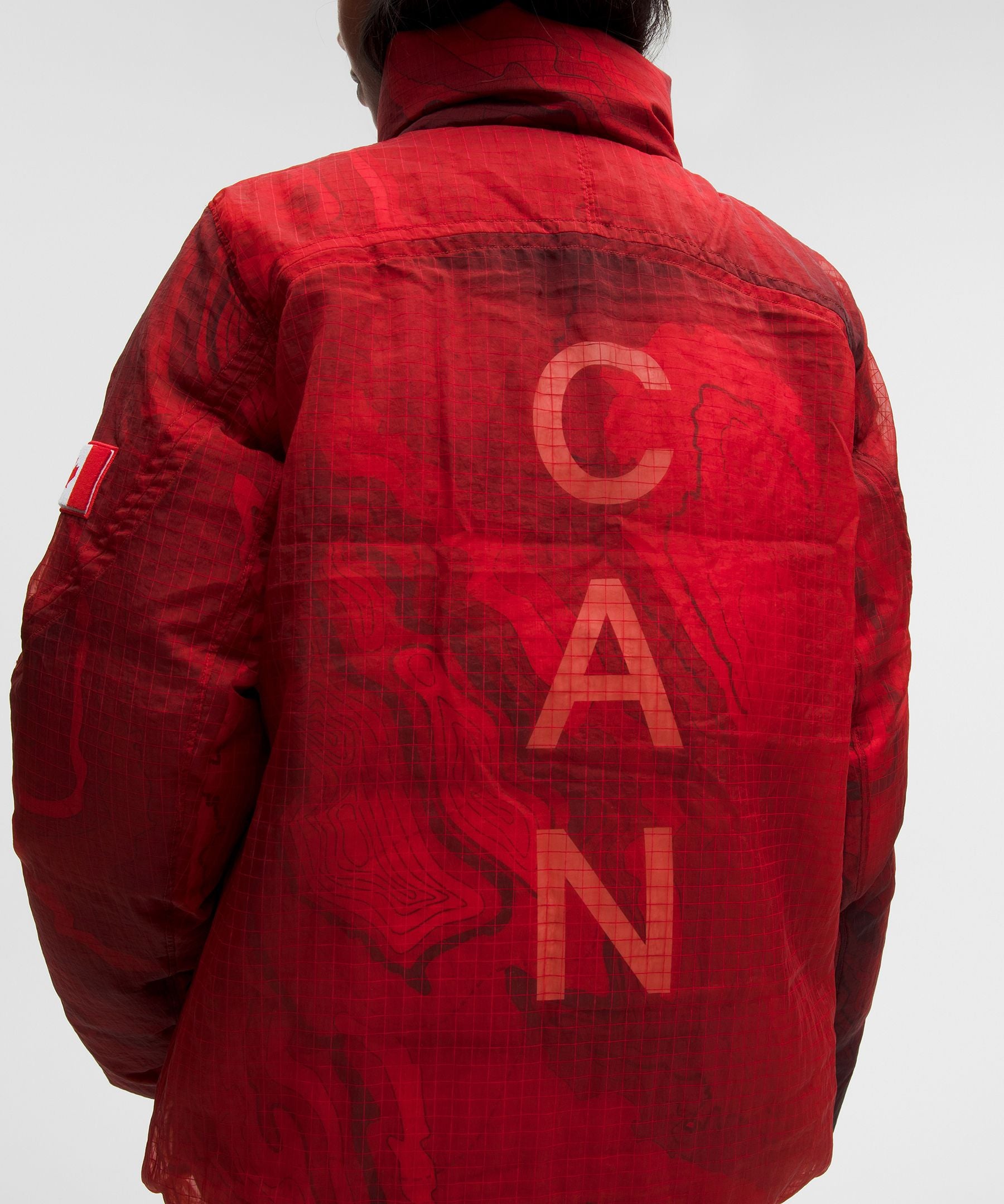 Lululemon Women's Team Canada Women's Wunder Puff Translucent 600-Down-Fill Jacket *COC Logo
