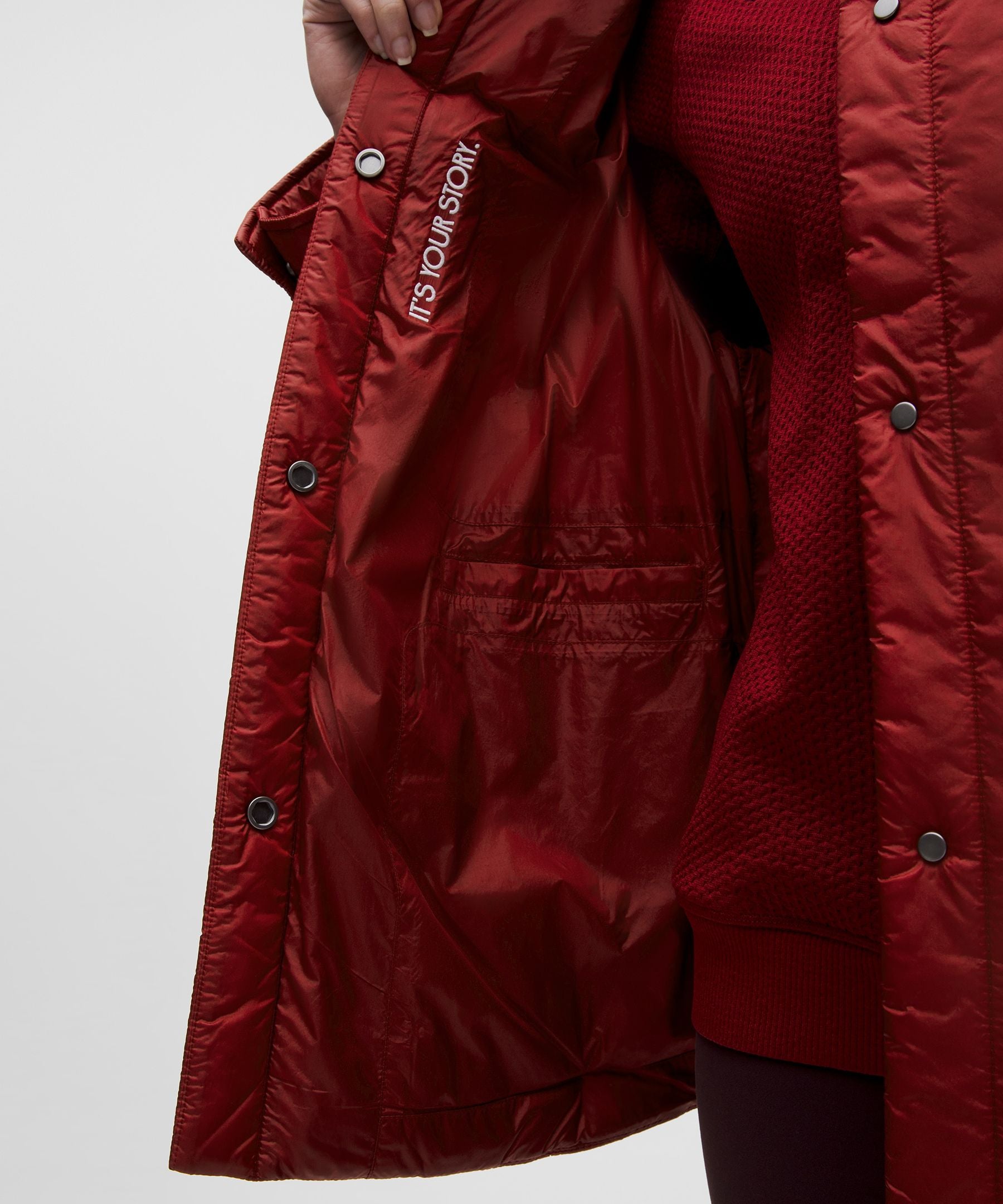 Lululemon Women's Team Canada Women's Nylon Taffeta Insulated Shacket *COC Logo