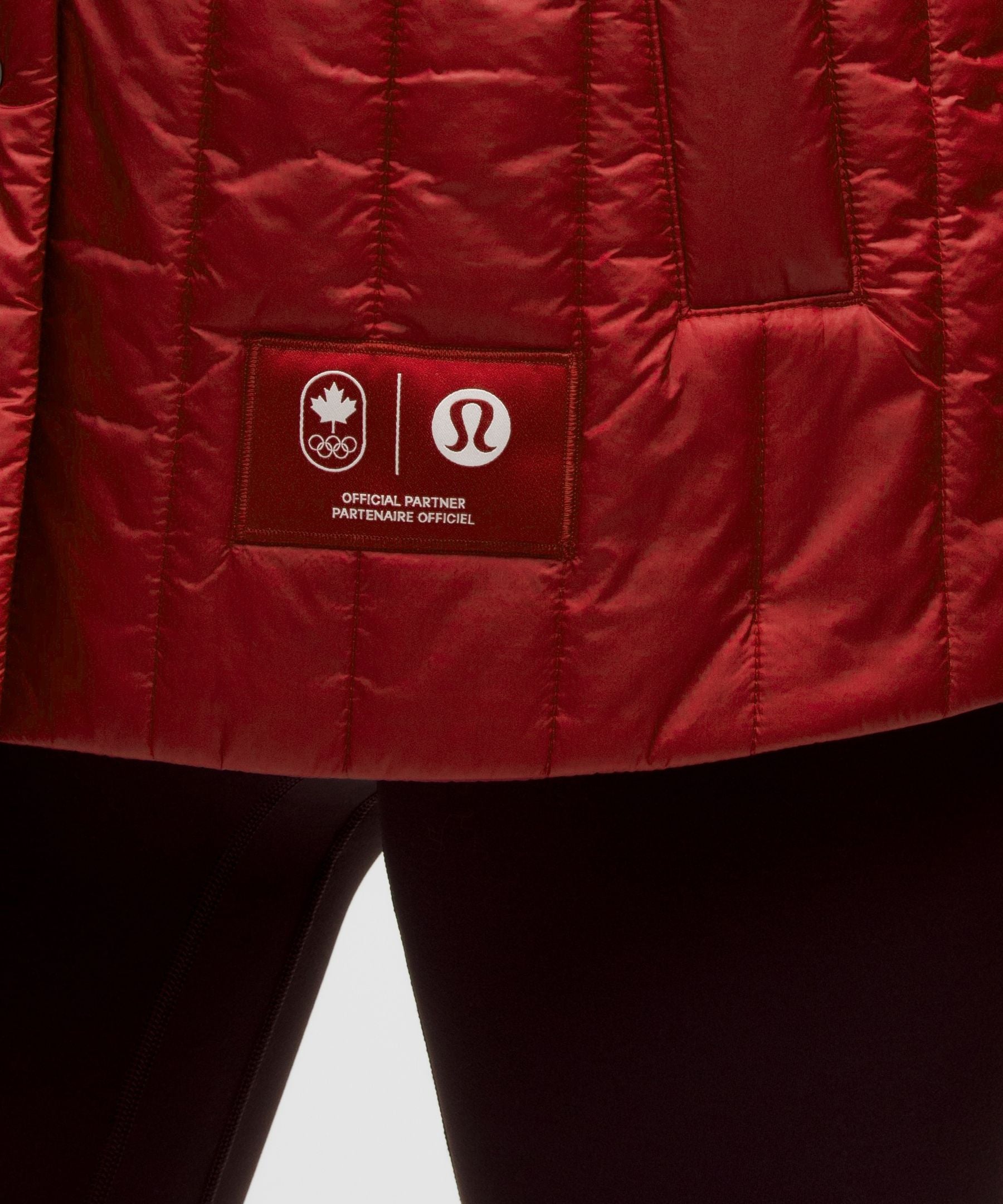 Lululemon Women's Team Canada Women's Nylon Taffeta Insulated Shacket *COC Logo