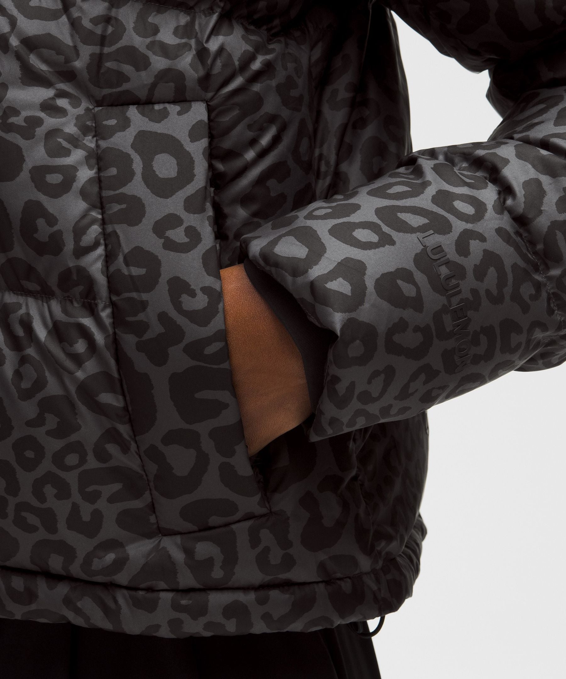 Lululemon Wunder Puff 600-Down-Fill Cropped Jacket *Print
